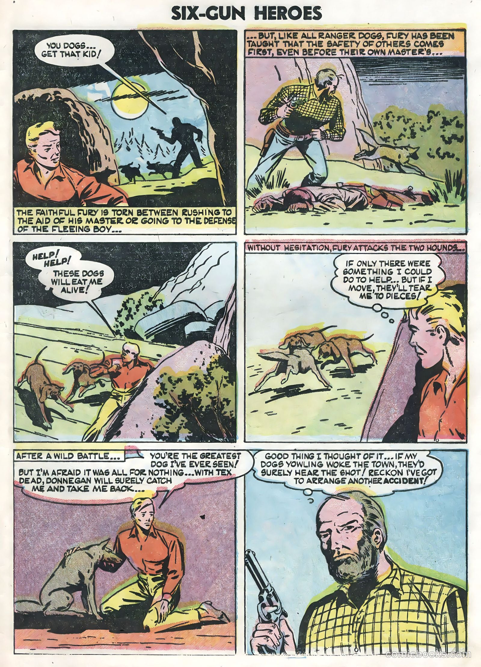 Six-Gun Heroes #24 (1954) — page 29 of 36