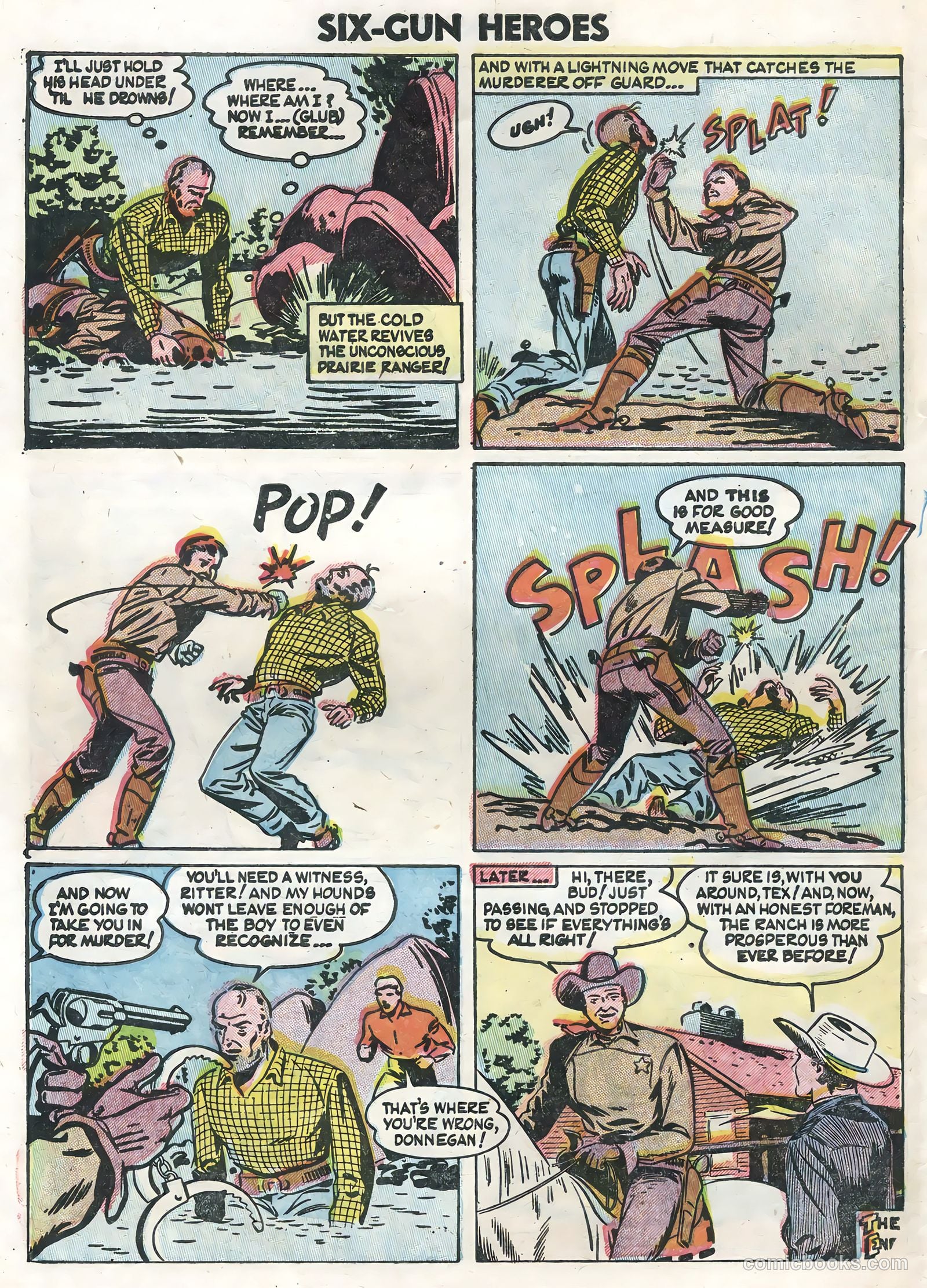 Six-Gun Heroes #24 (1954) — page 30 of 36