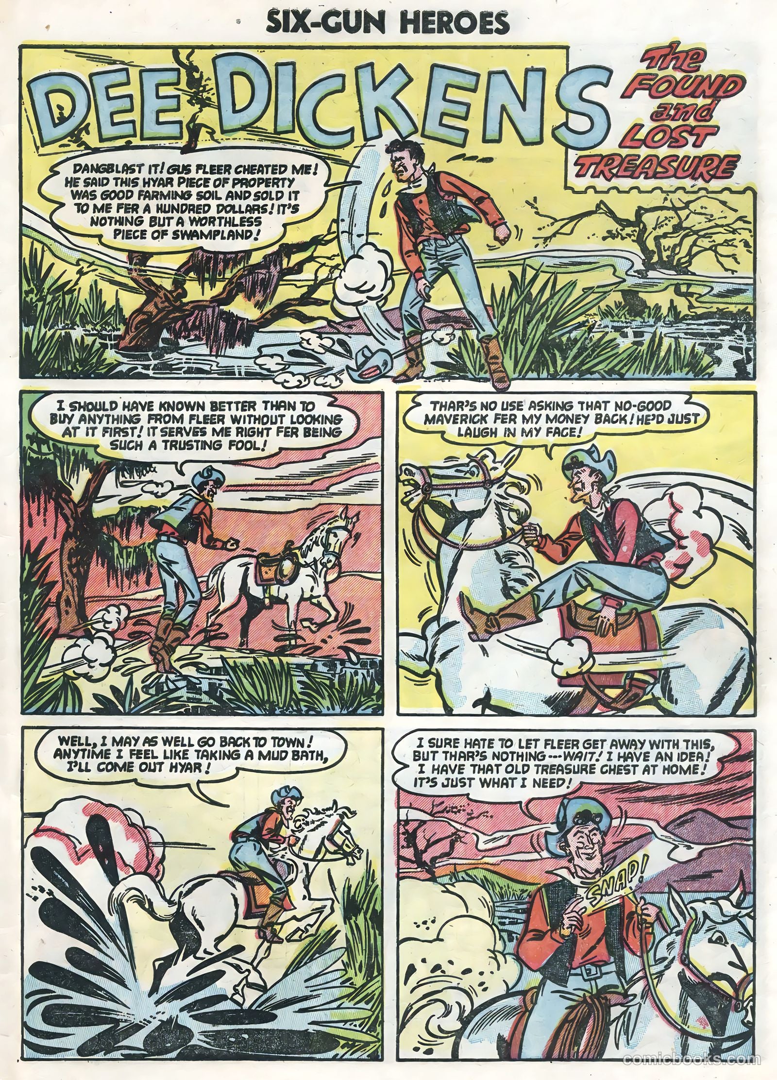 Six-Gun Heroes #24 (1954) — page 31 of 36