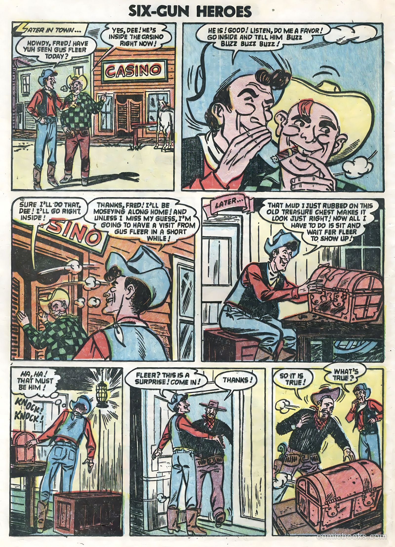 Six-Gun Heroes #24 (1954) — page 32 of 36