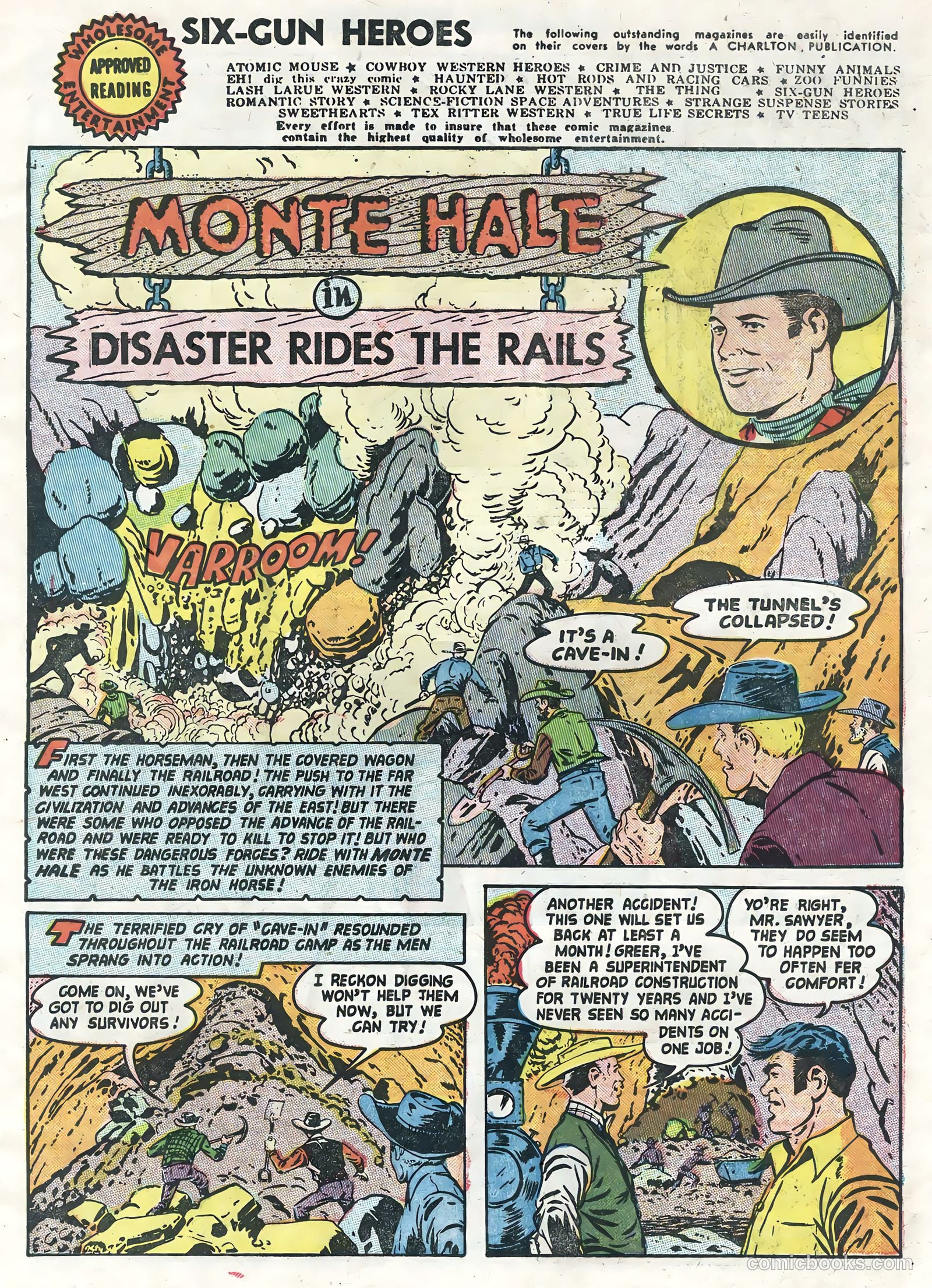 Six-Gun Heroes #25 (1954) — page 3 of 36