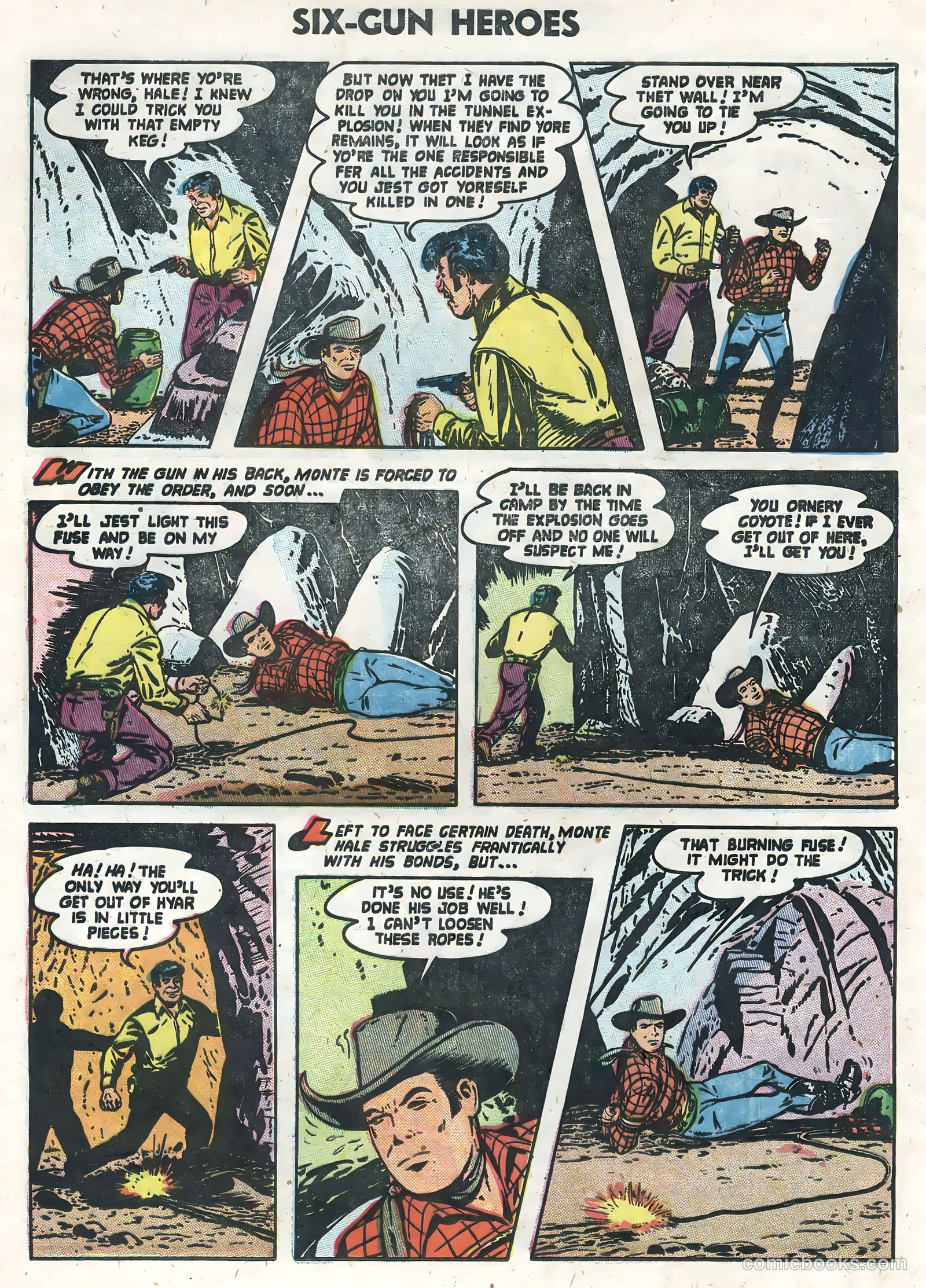 Six-Gun Heroes #25 (1954) — page 12 of 36