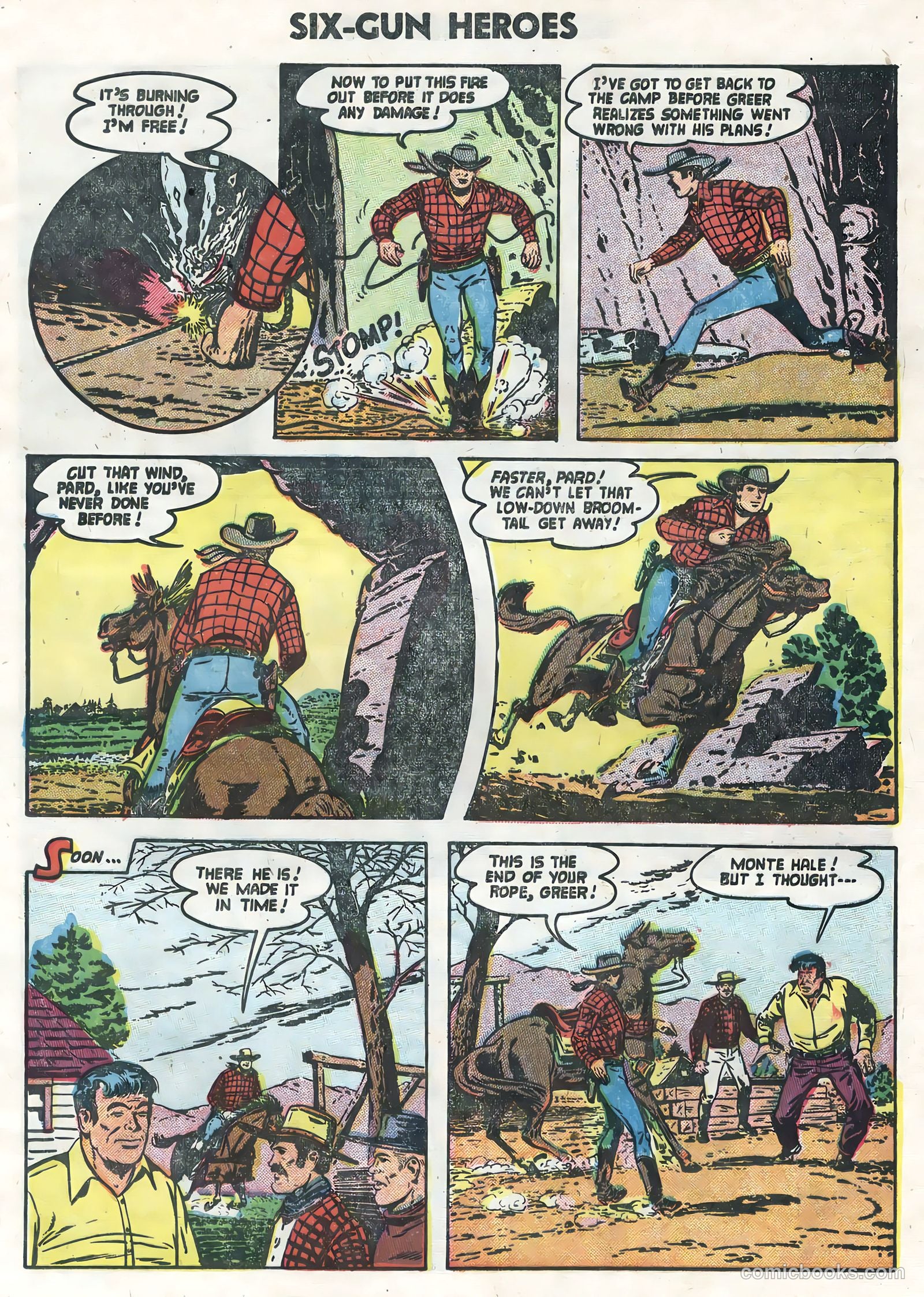 Six-Gun Heroes #25 (1954) — page 13 of 36