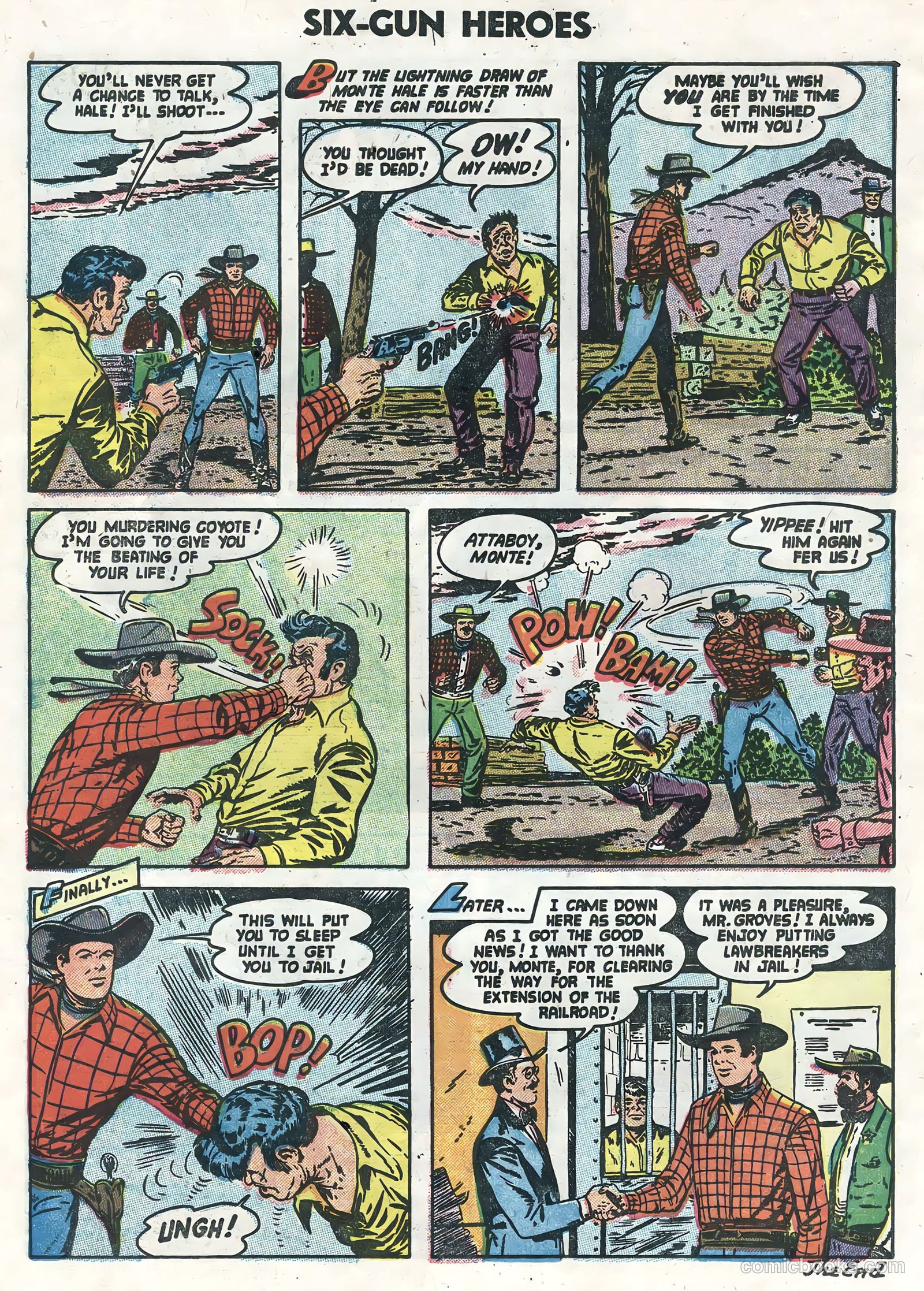 Six-Gun Heroes #25 (1954) — page 14 of 36