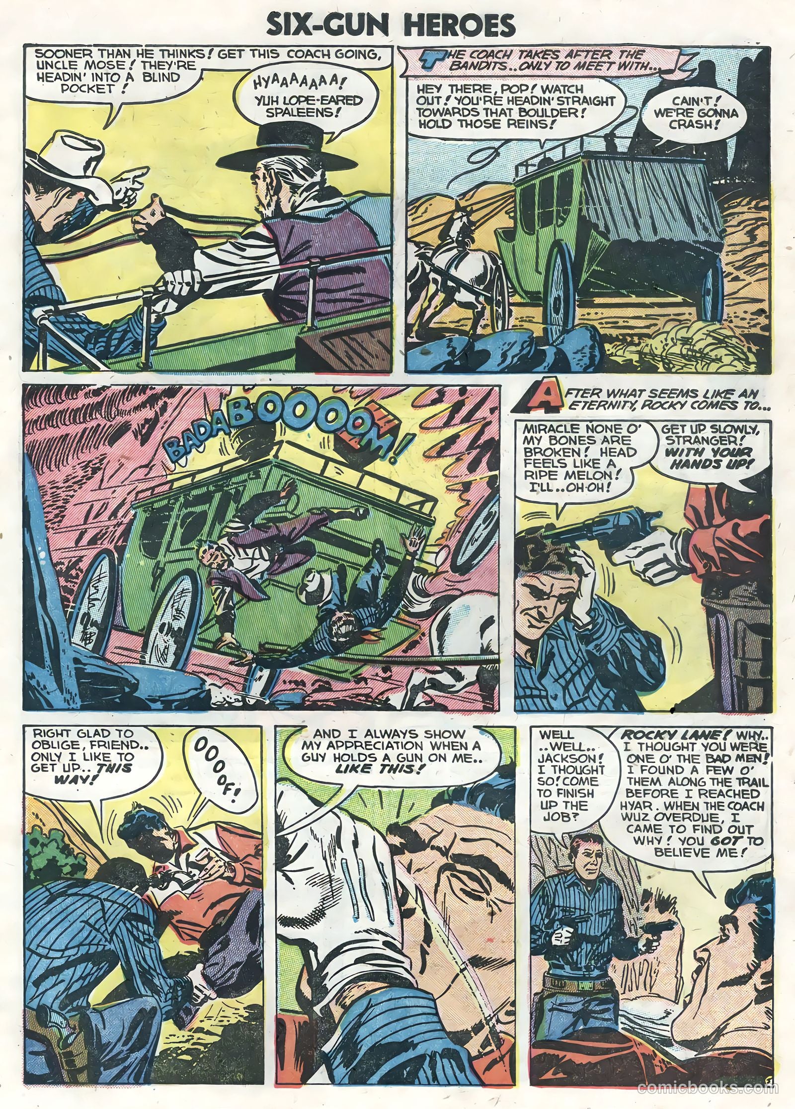 Six-Gun Heroes #25 (1954) — page 19 of 36