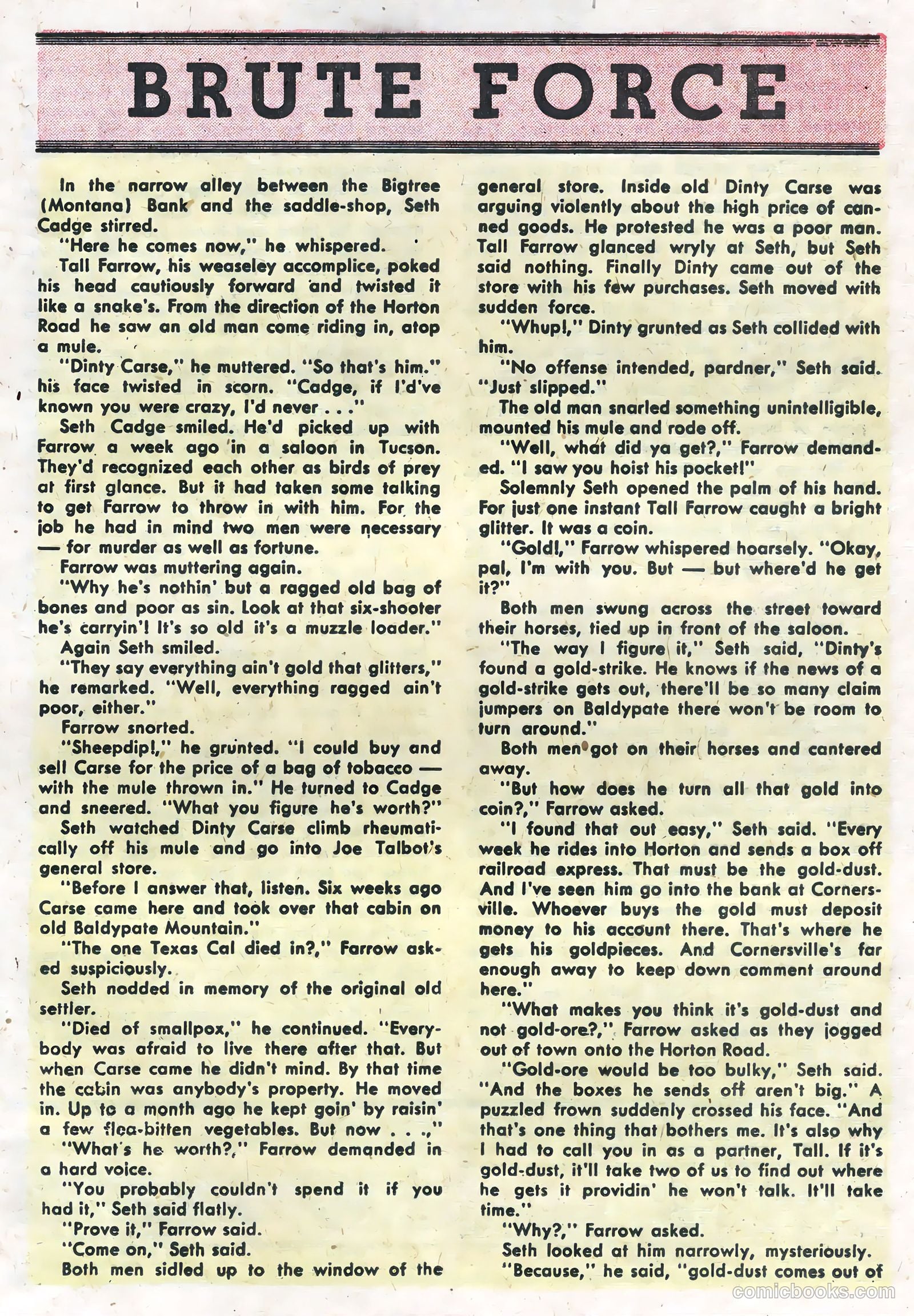 Six-Gun Heroes #25 (1954) — page 21 of 36