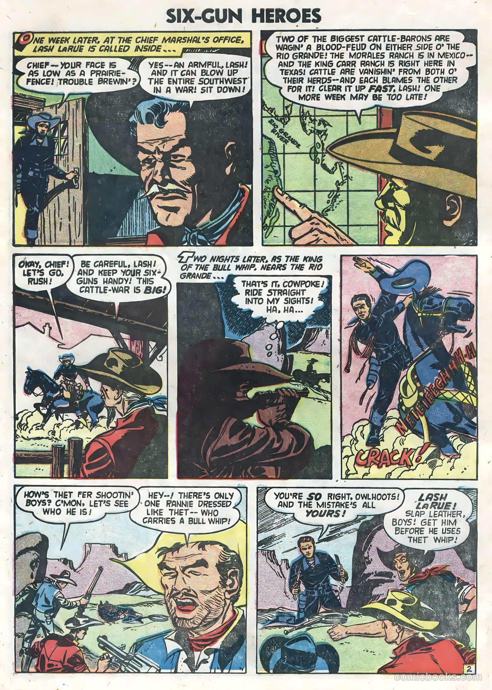 Six-Gun Heroes #25 (1954) — page 24 of 36