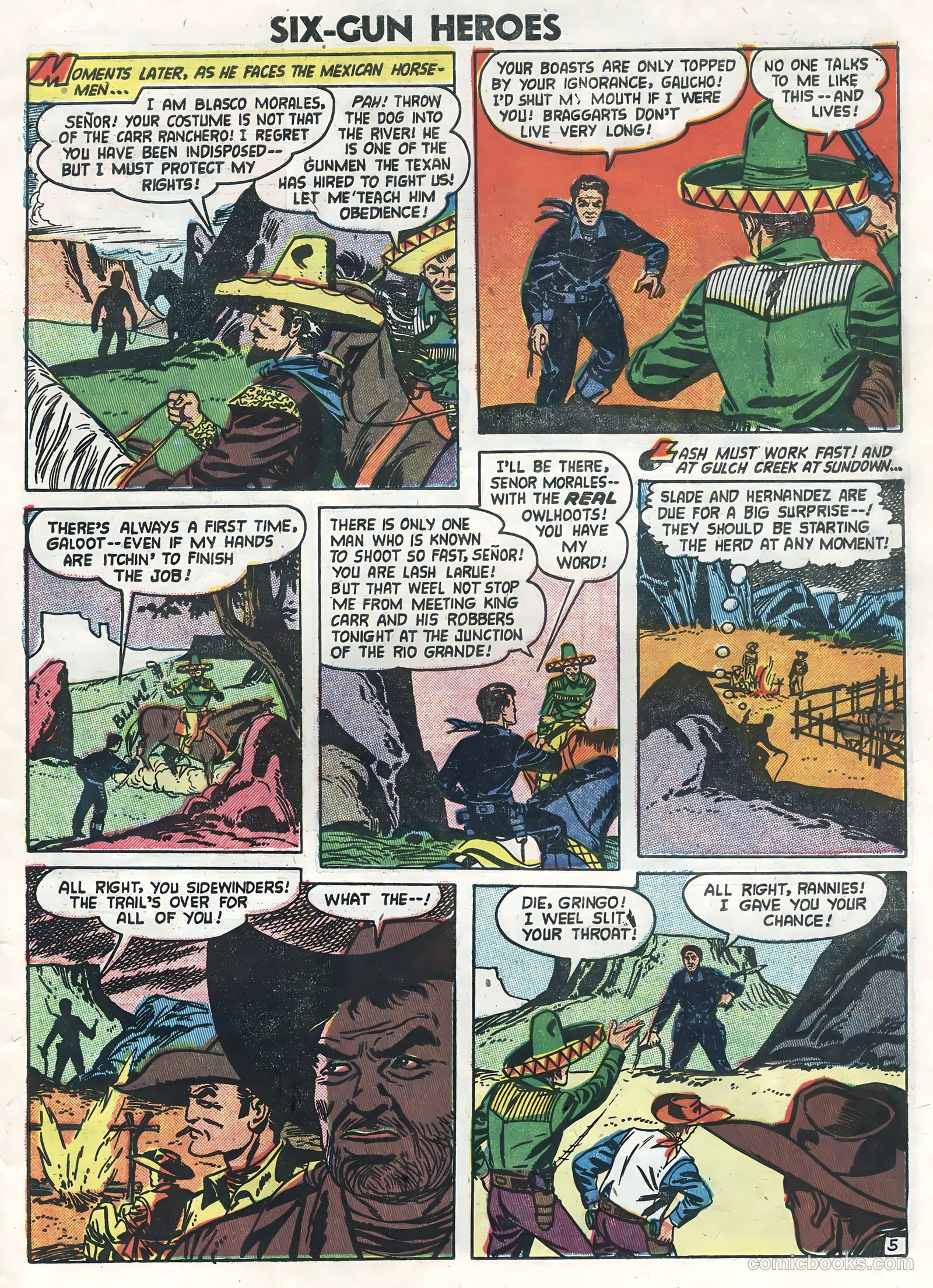 Six-Gun Heroes #25 (1954) — page 27 of 36