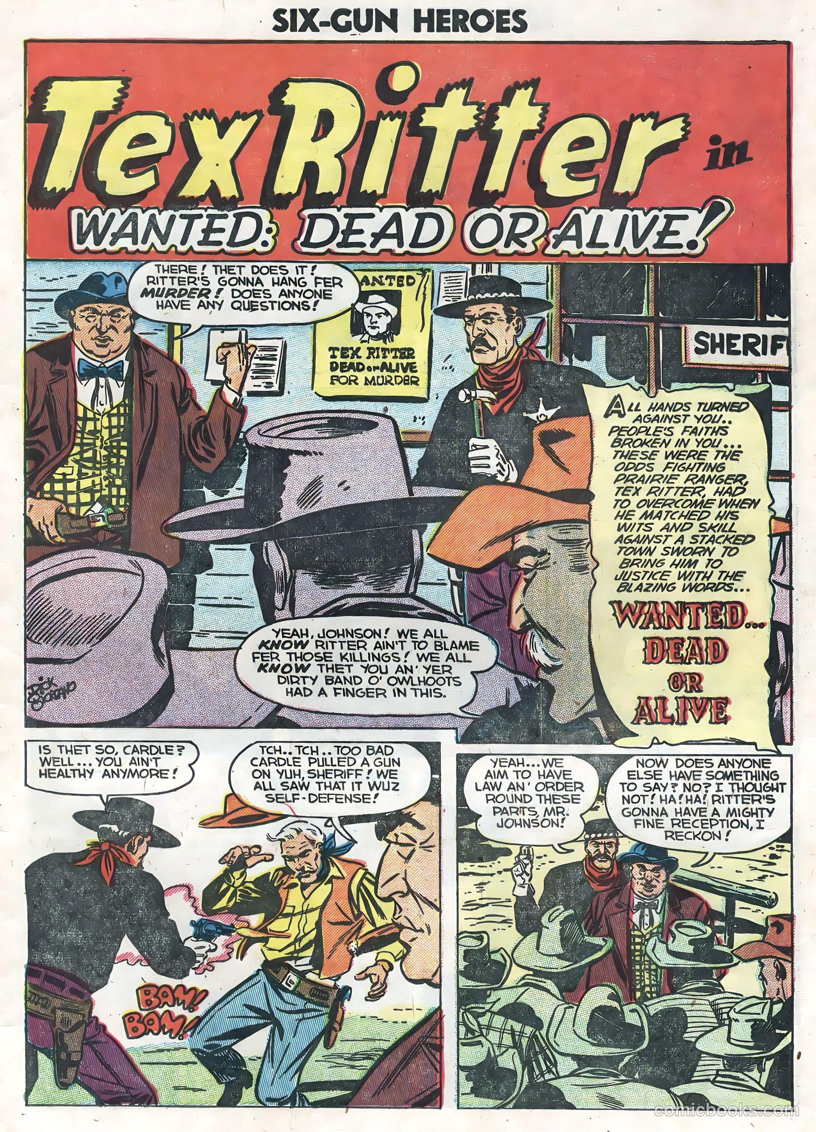Six-Gun Heroes #25 (1954) — page 29 of 36