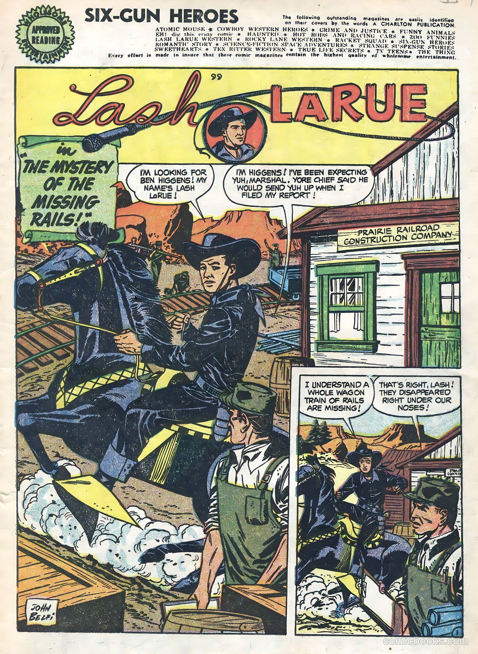 Six-Gun Heroes #26 (1954) — page 3 of 36