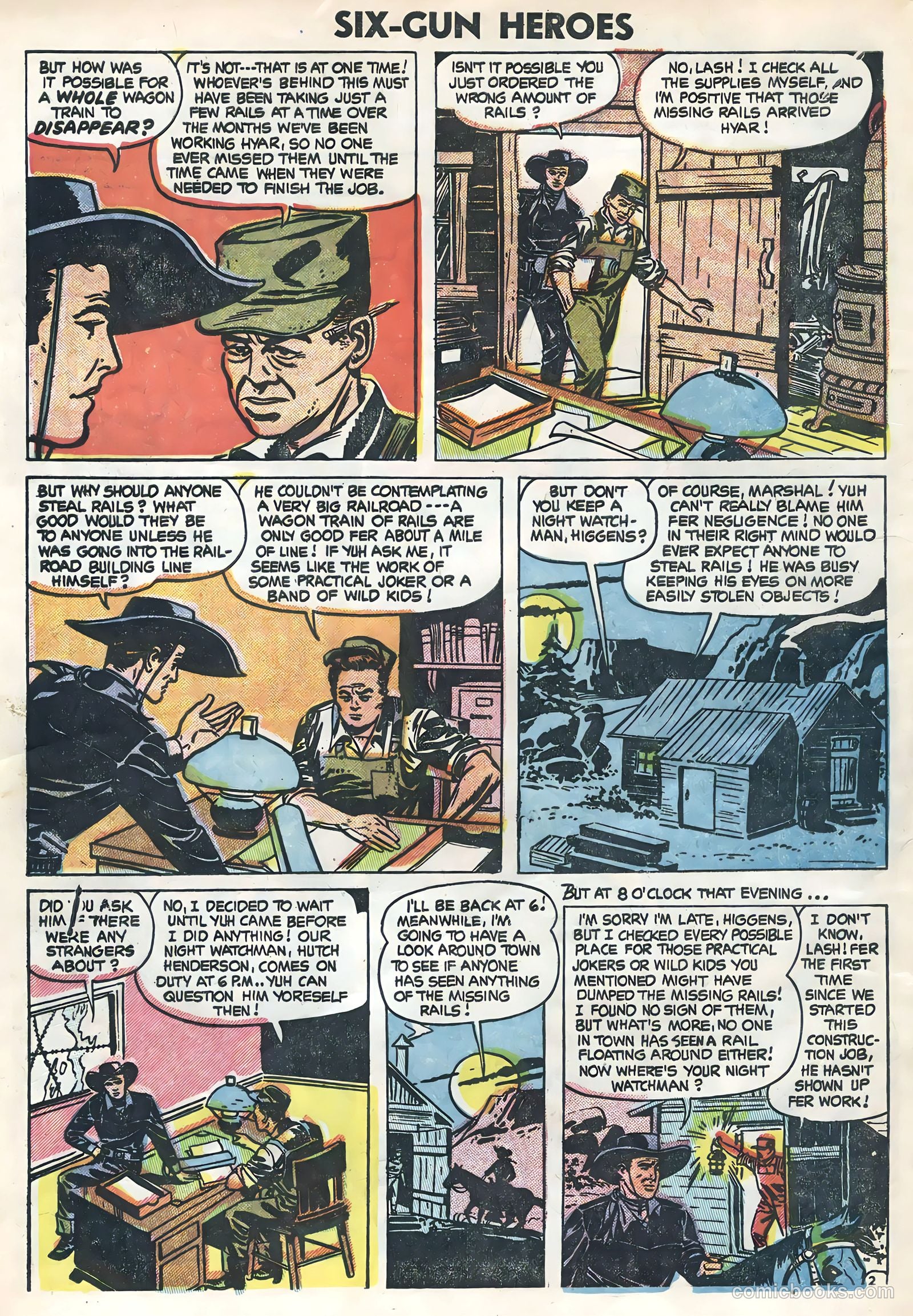 Six-Gun Heroes #26 (1954) — page 4 of 36
