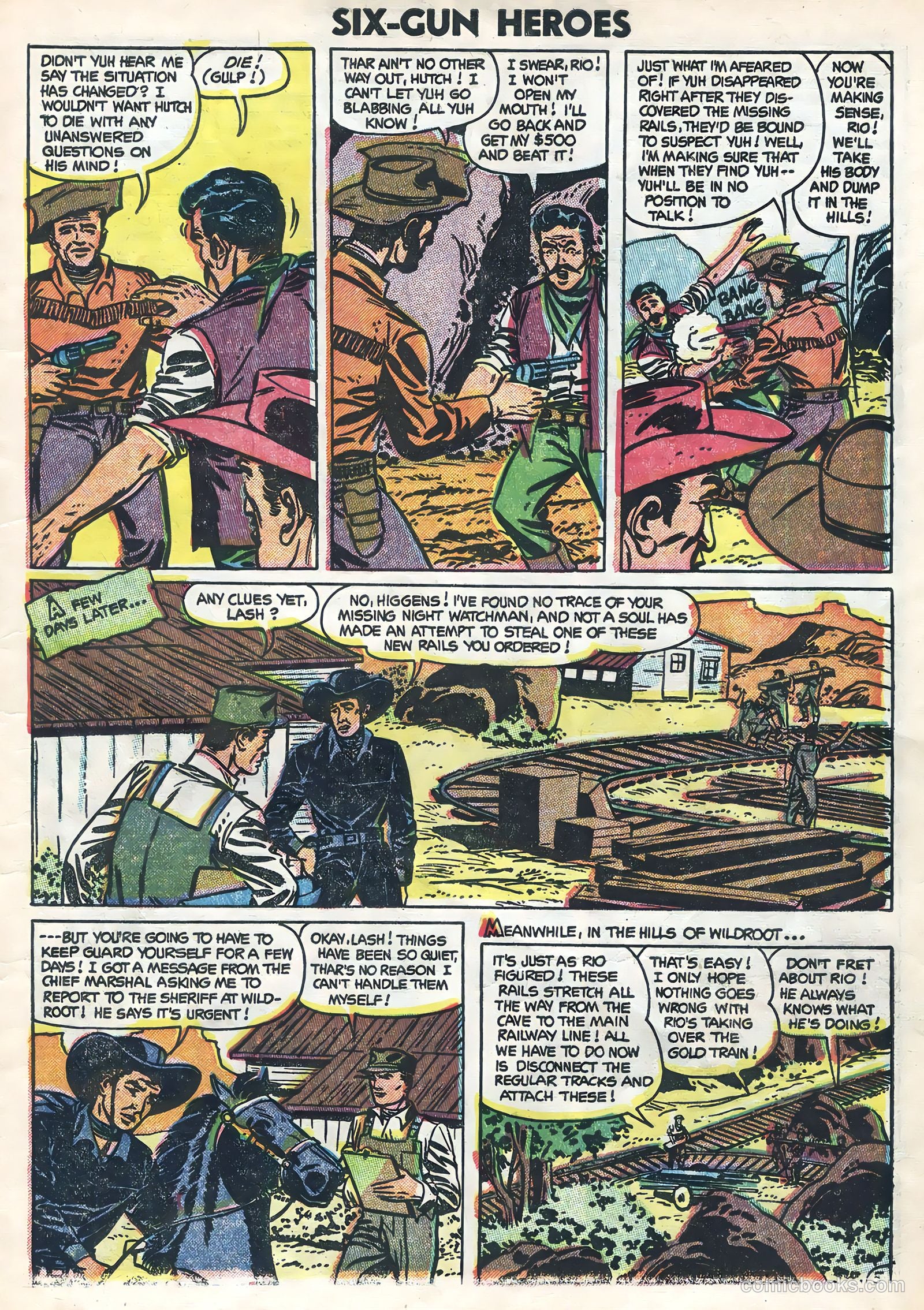 Six-Gun Heroes #26 (1954) — page 7 of 36