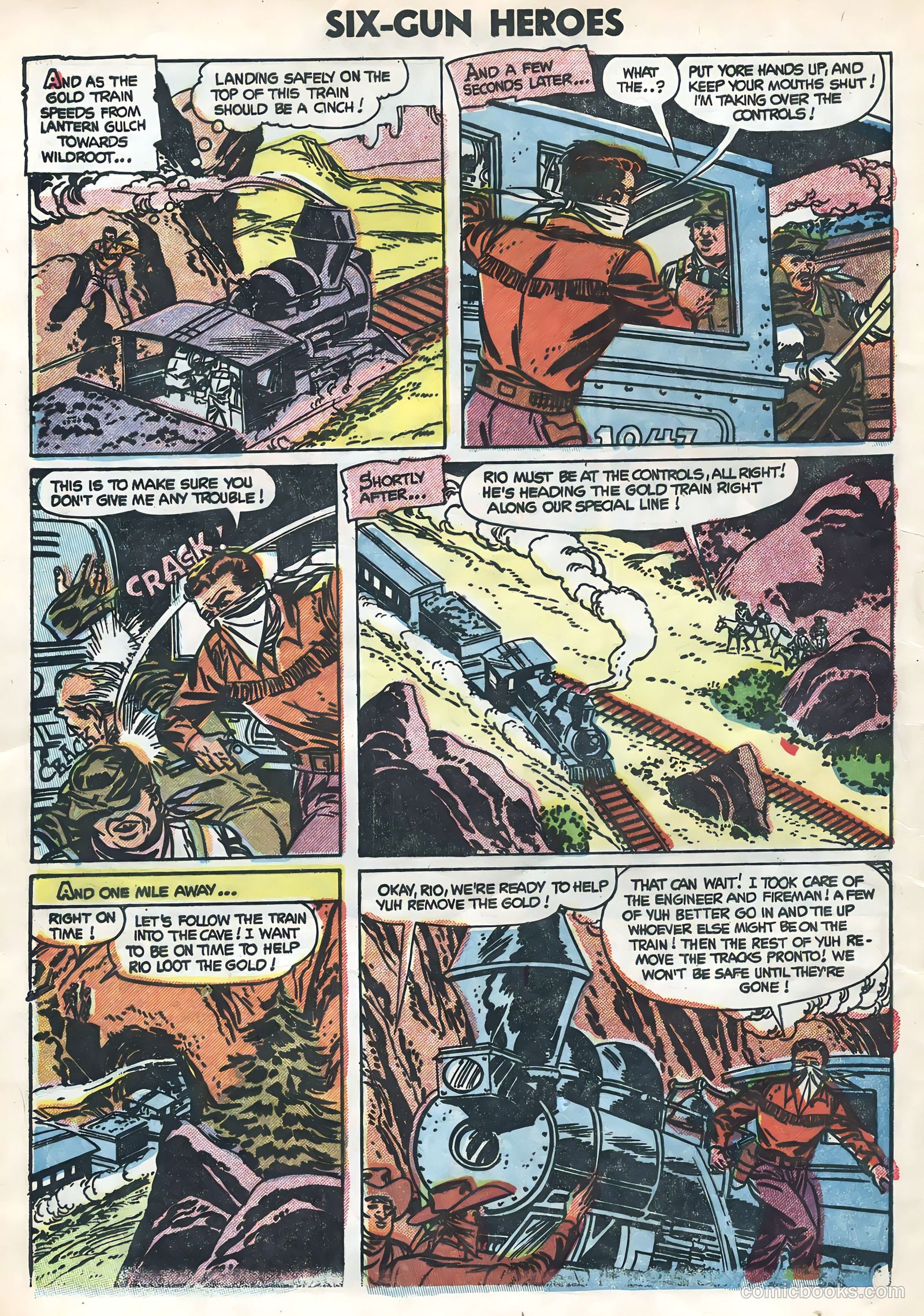 Six-Gun Heroes #26 (1954) — page 8 of 36