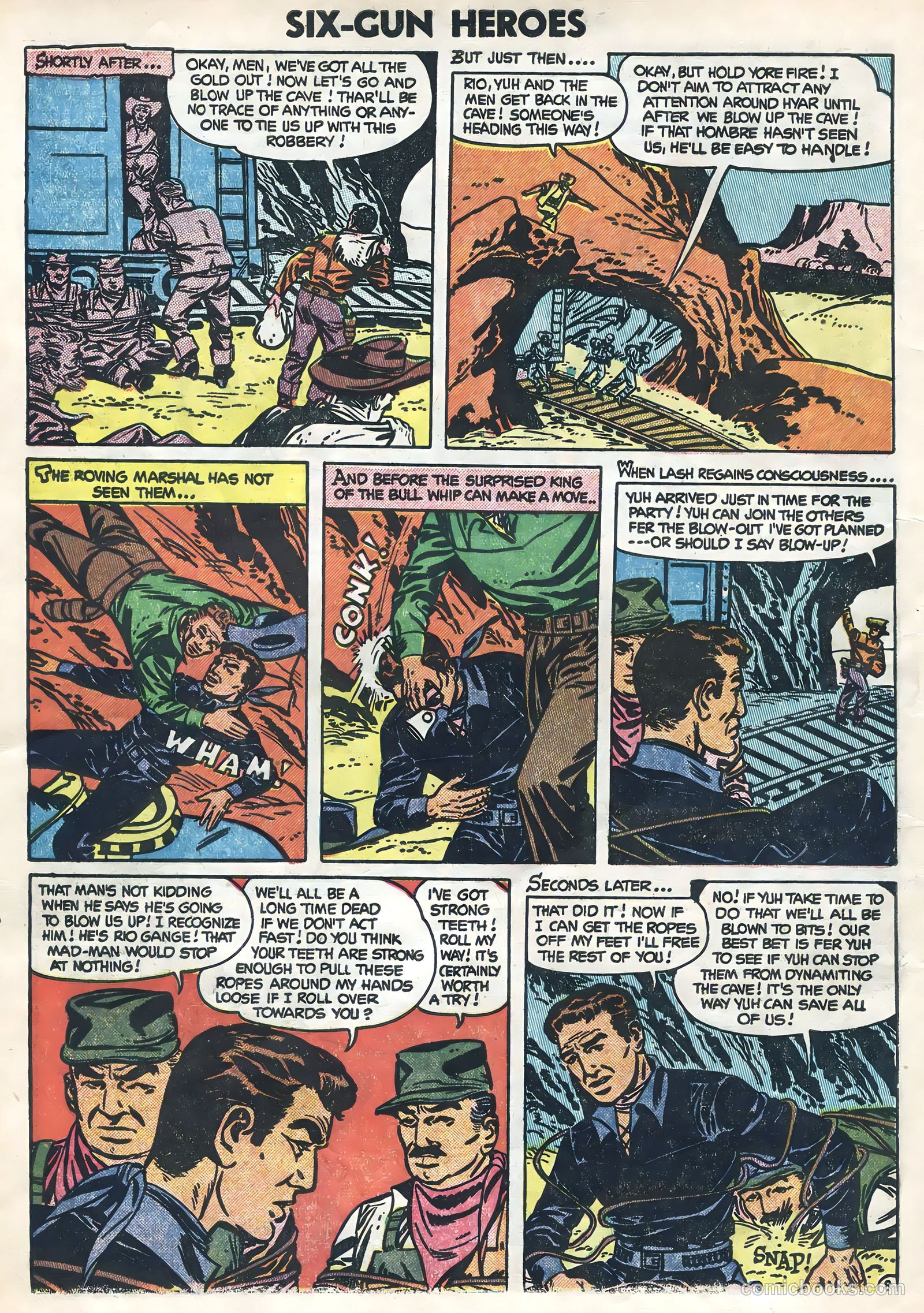Six-Gun Heroes #26 (1954) — page 10 of 36