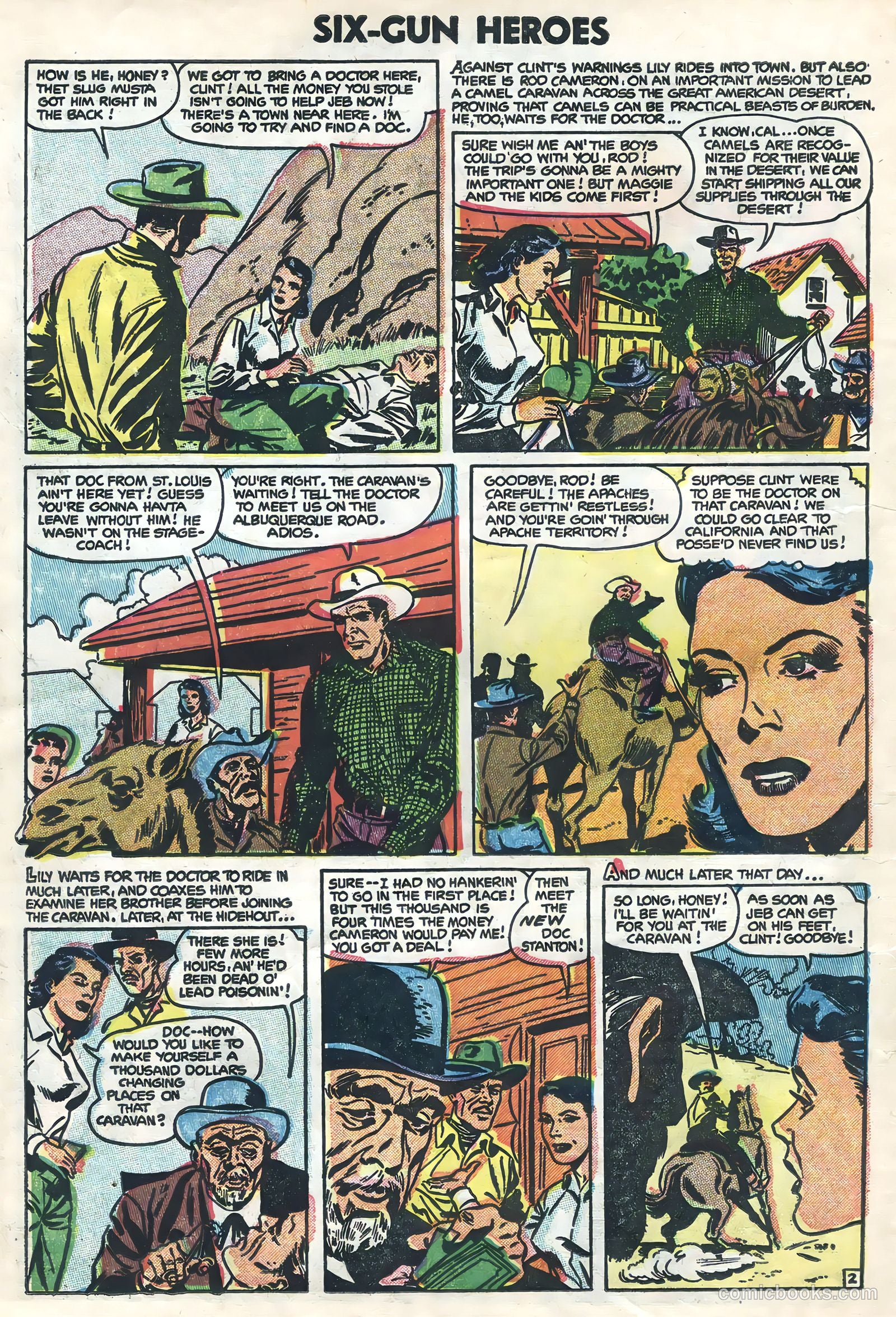 Six-Gun Heroes #26 (1954) — page 14 of 36
