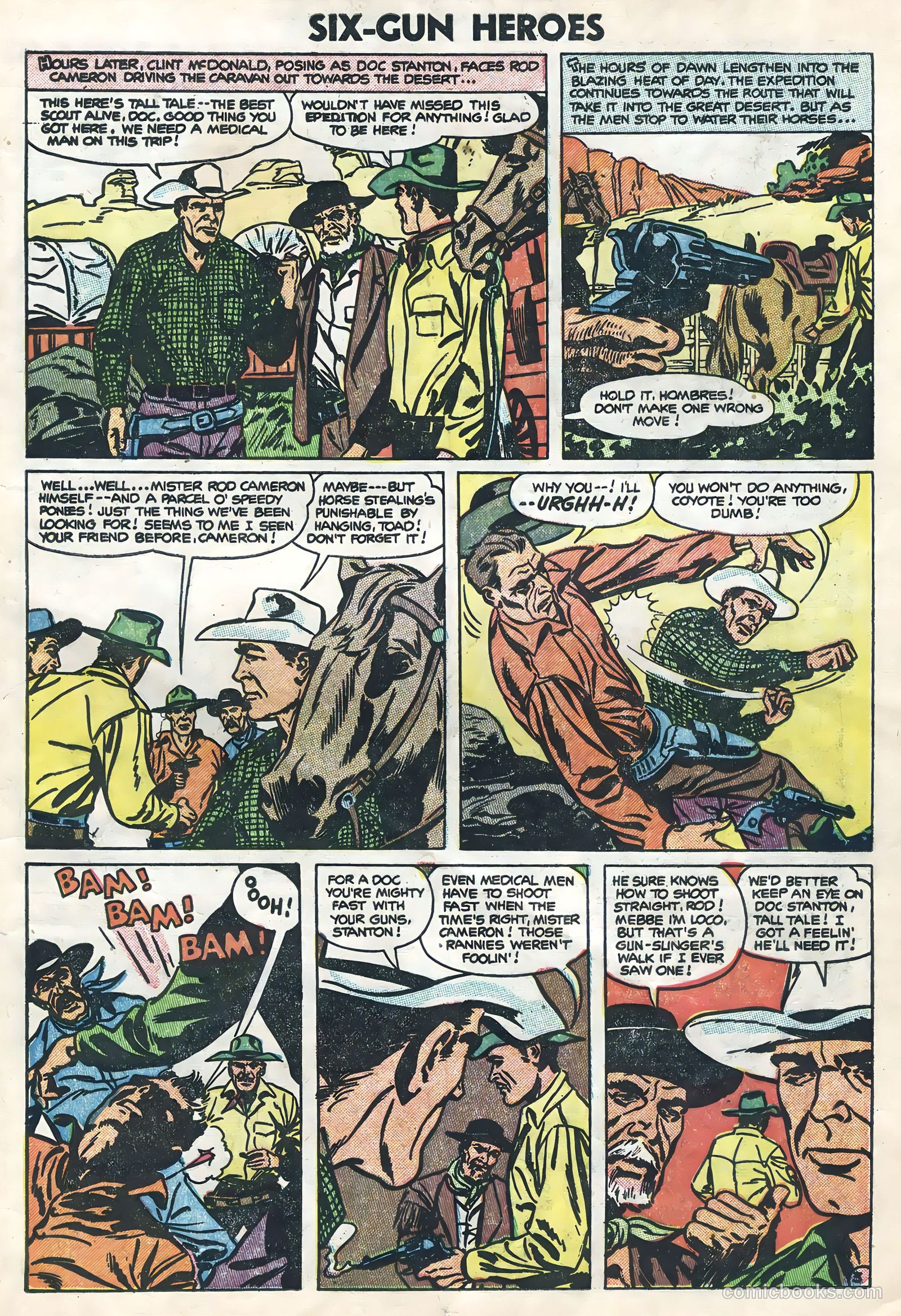 Six-Gun Heroes #26 (1954) — page 15 of 36
