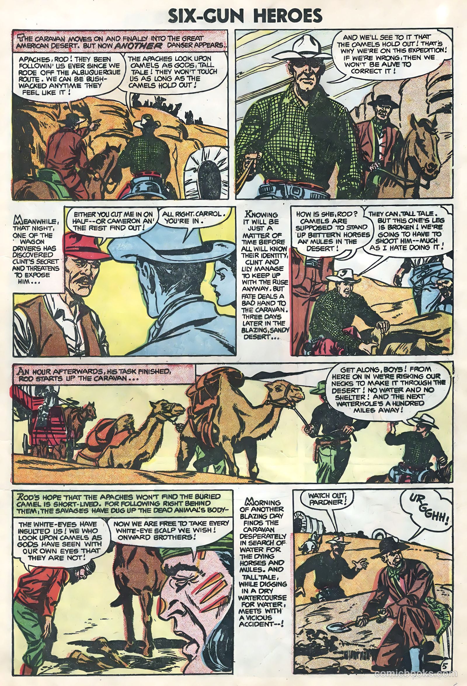 Six-Gun Heroes #26 (1954) — page 17 of 36