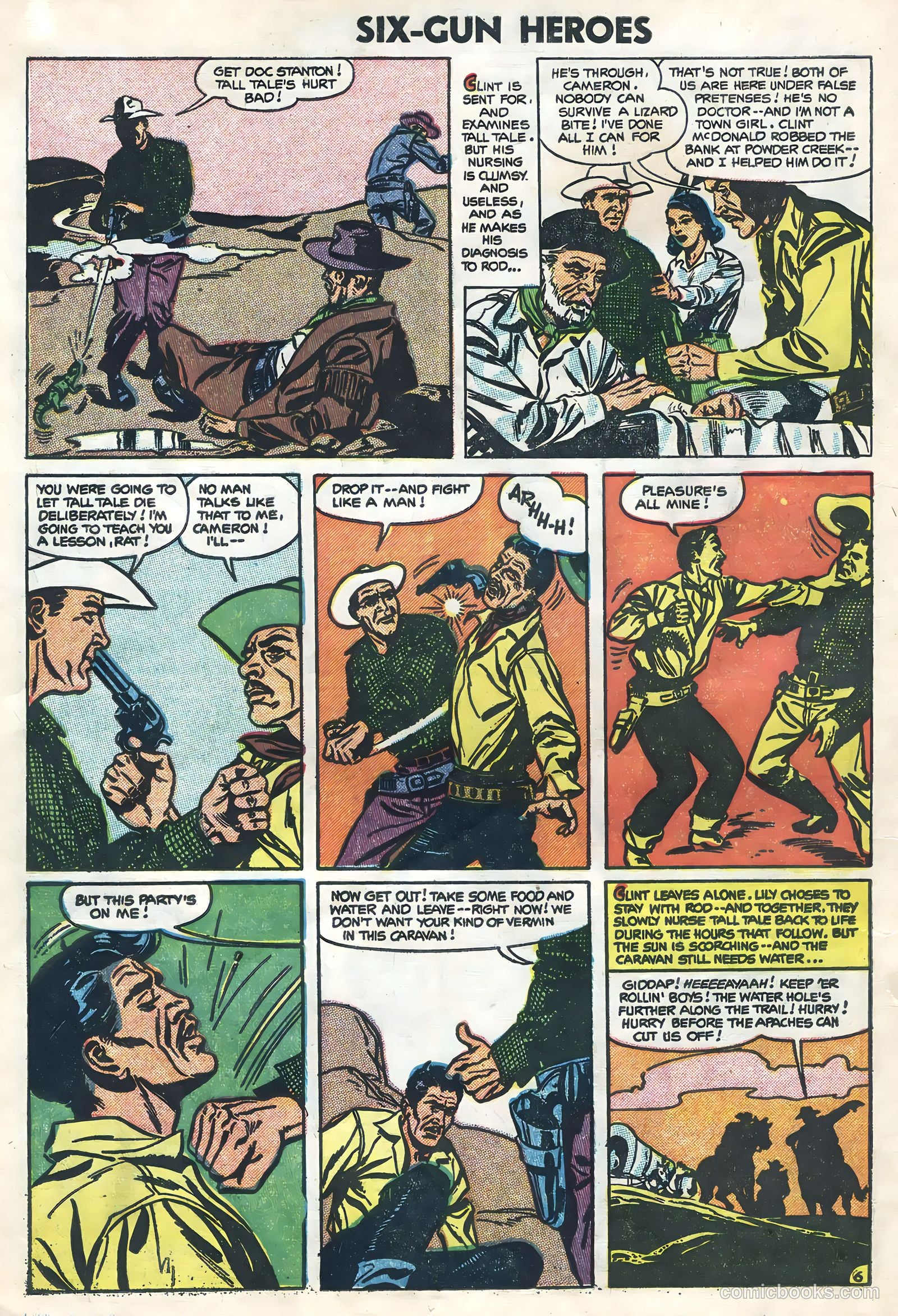 Six-Gun Heroes #26 (1954) — page 18 of 36