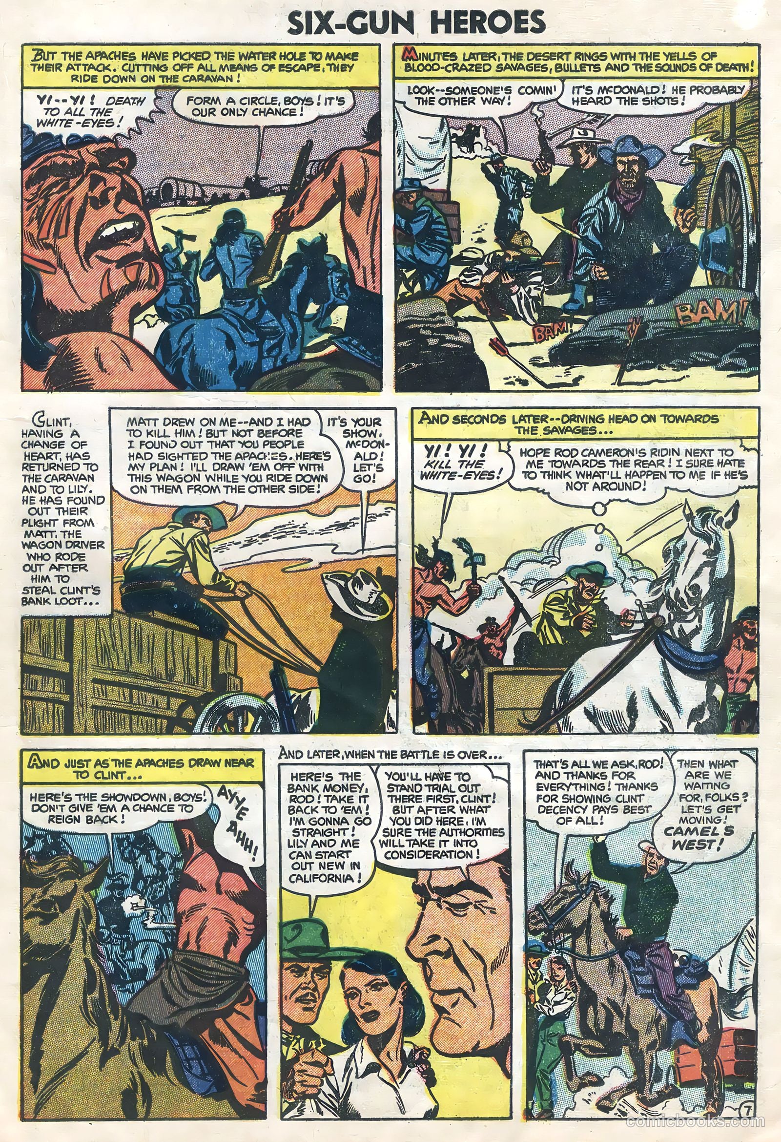 Six-Gun Heroes #26 (1954) — page 19 of 36