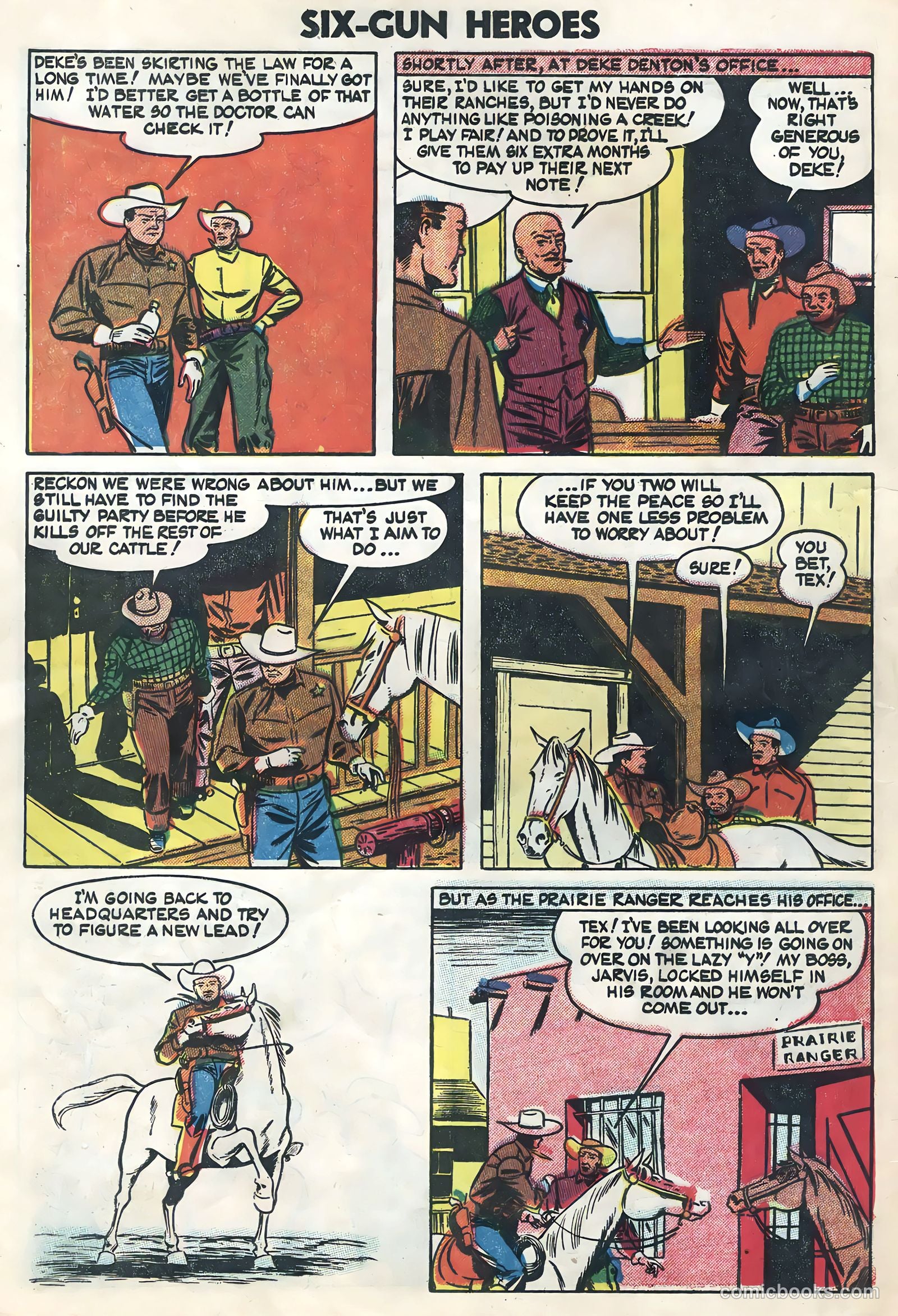 Six-Gun Heroes #26 (1954) — page 24 of 36