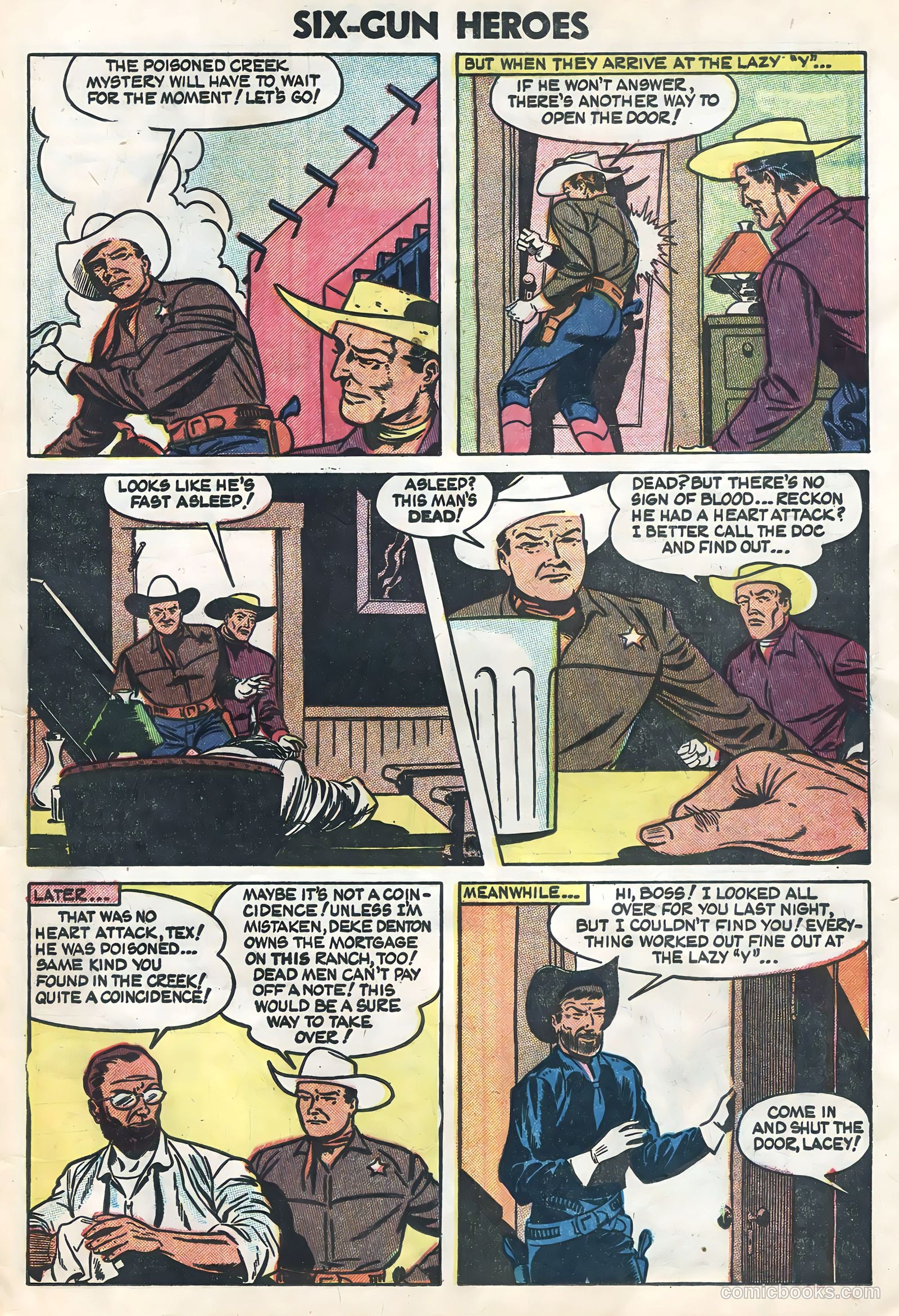 Six-Gun Heroes #26 (1954) — page 25 of 36