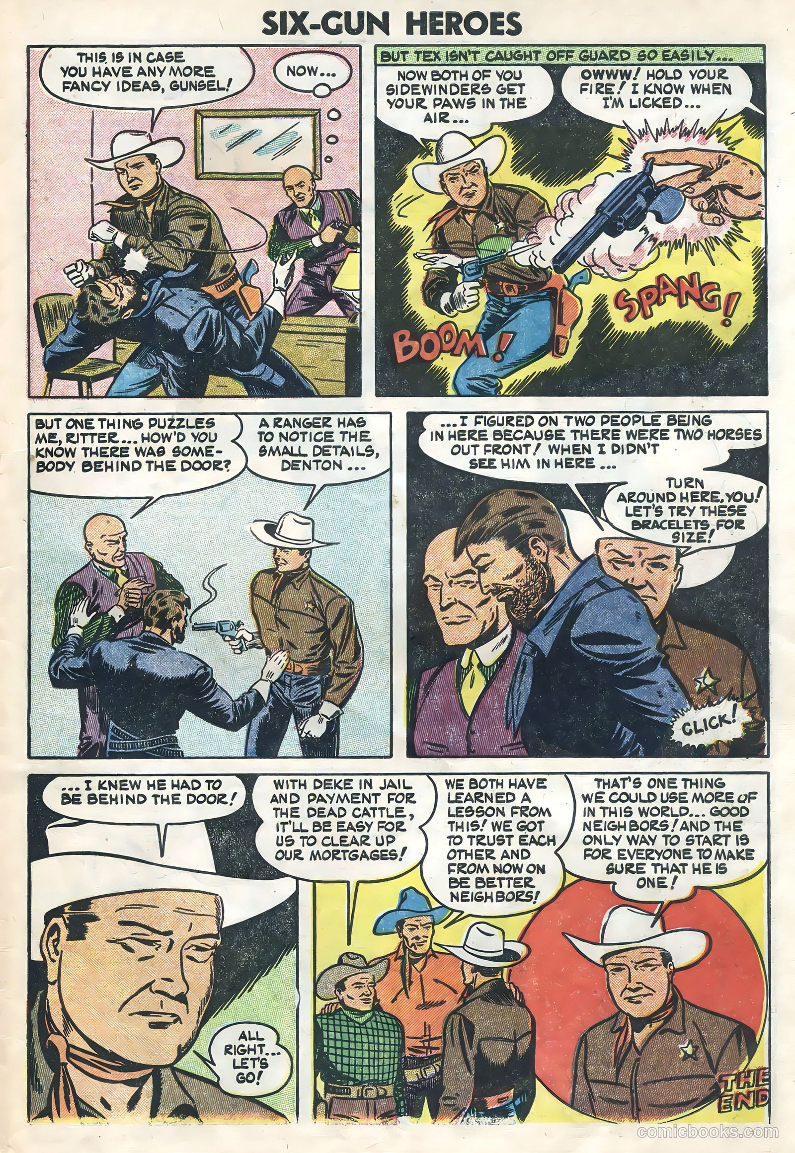 Six-Gun Heroes #26 (1954) — page 27 of 36