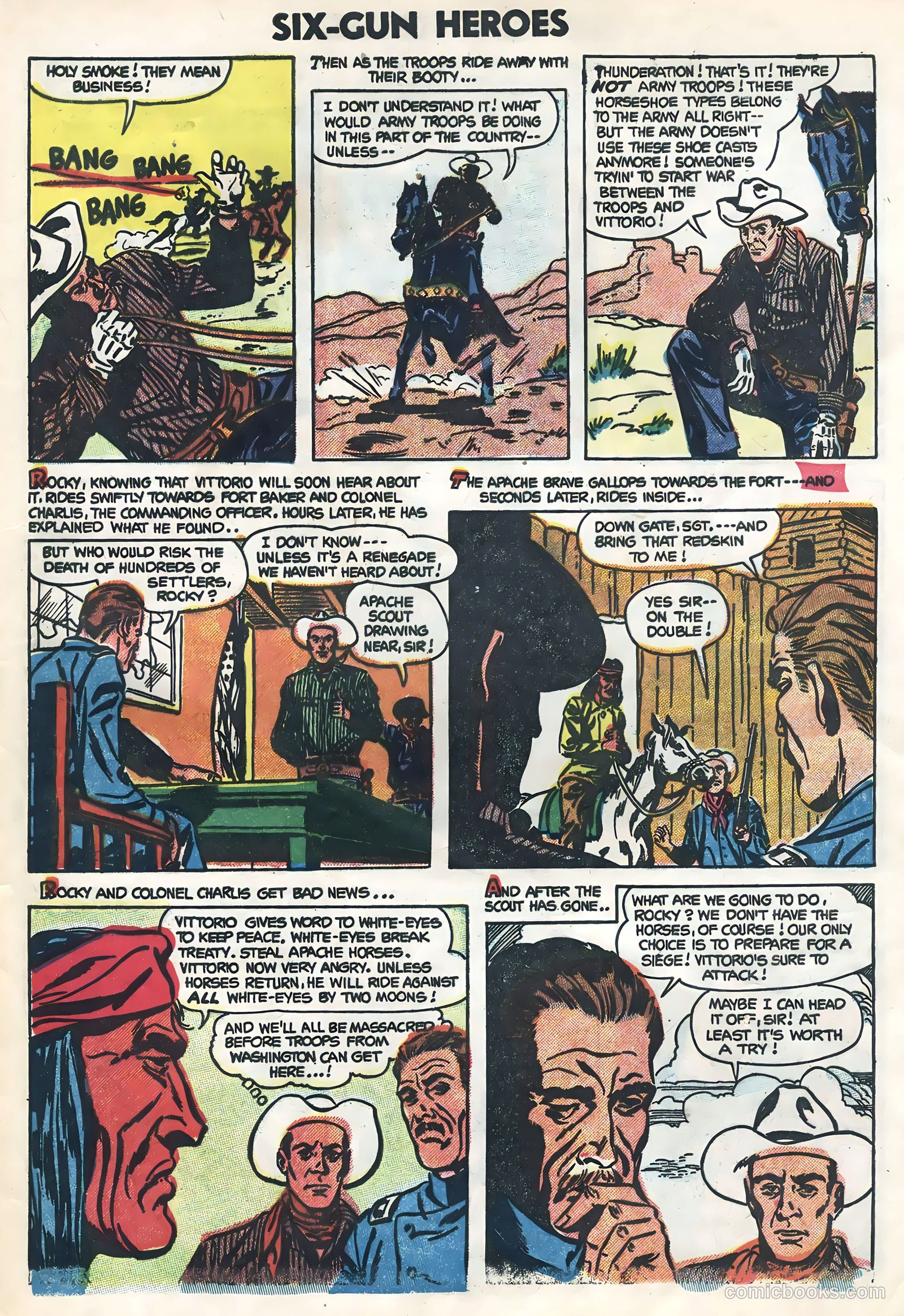 Six-Gun Heroes #26 (1954) — page 29 of 36