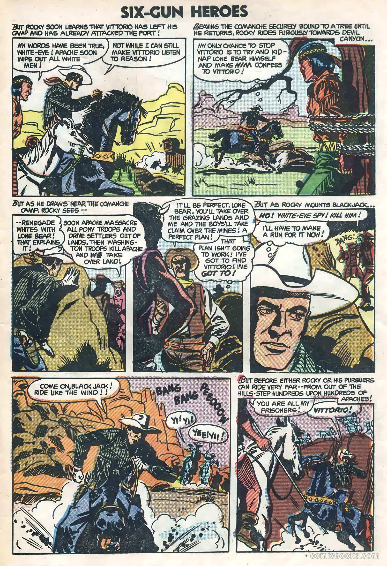 Six-Gun Heroes #26 (1954) — page 31 of 36