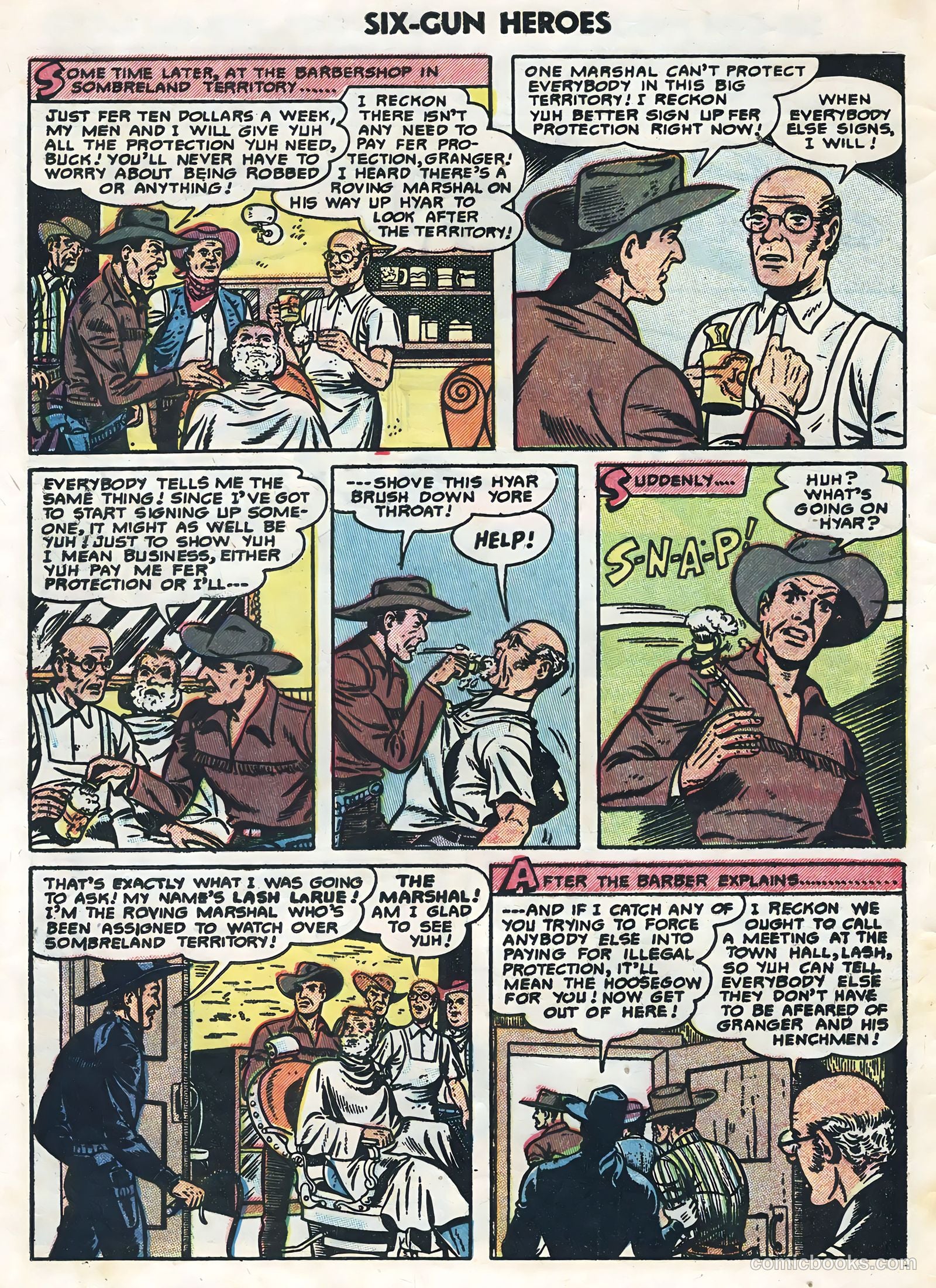 Six-Gun Heroes #27 (1954) — page 4 of 36