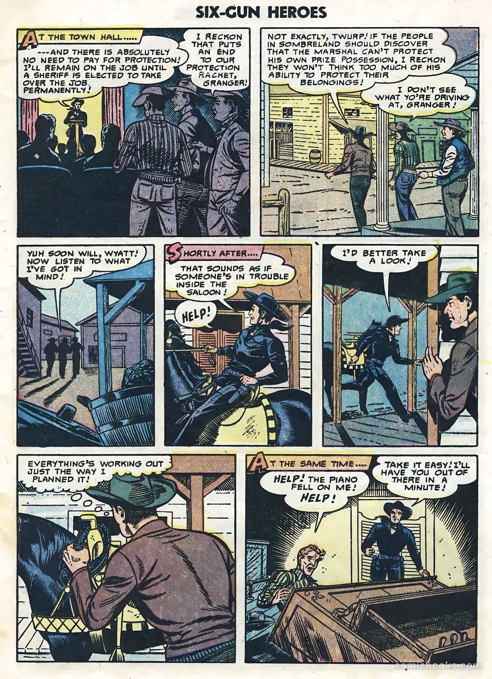 Six-Gun Heroes #27 (1954) — page 5 of 36
