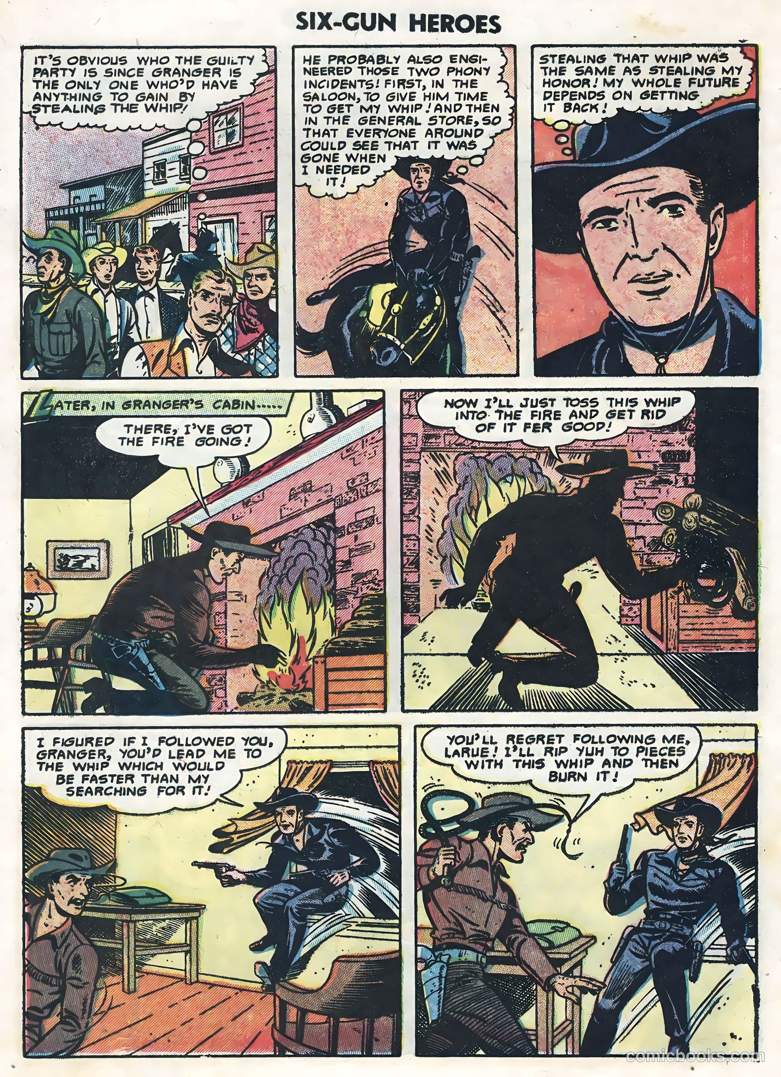 Six-Gun Heroes #27 (1954) — page 8 of 36