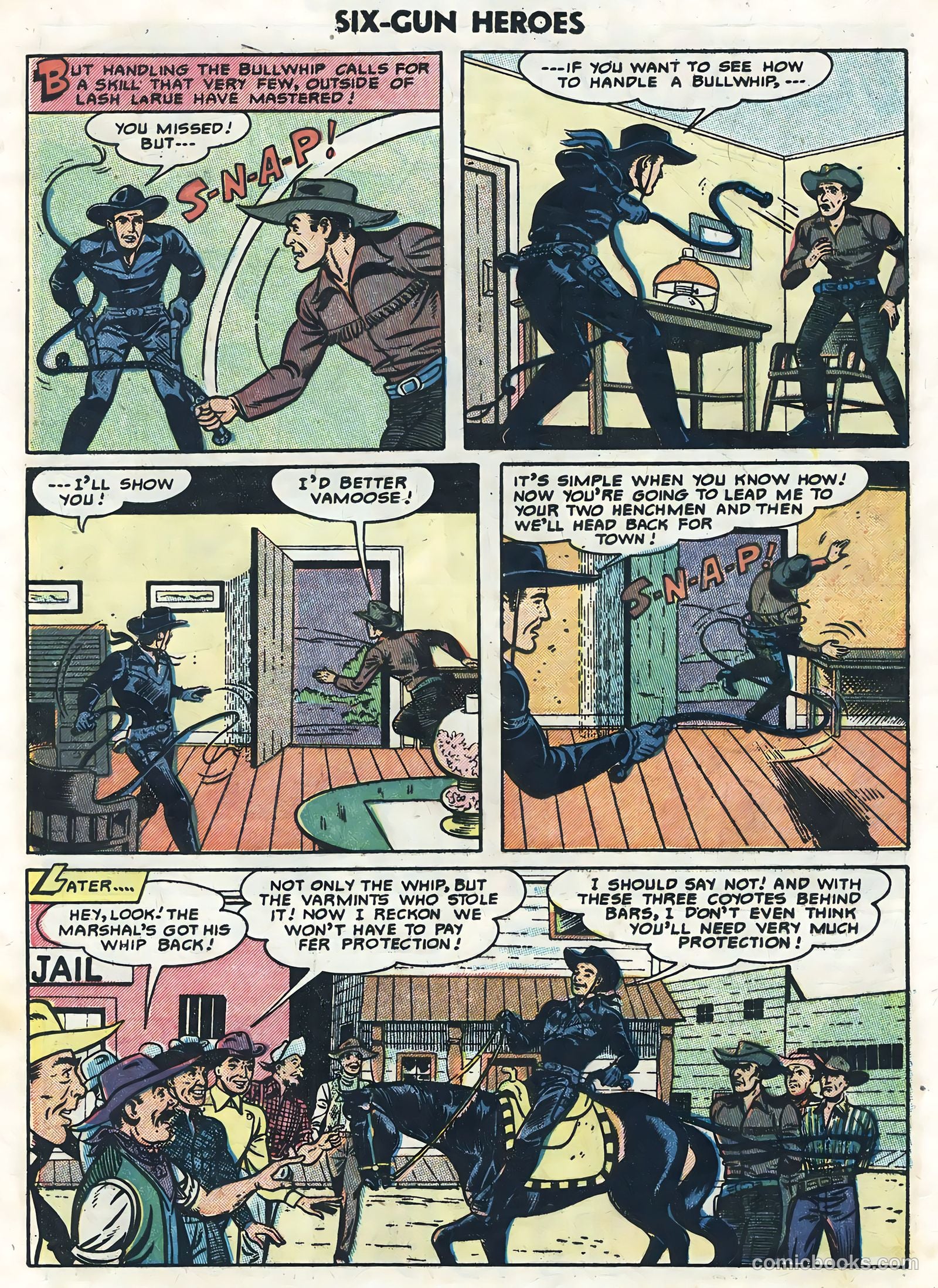 Six-Gun Heroes #27 (1954) — page 9 of 36