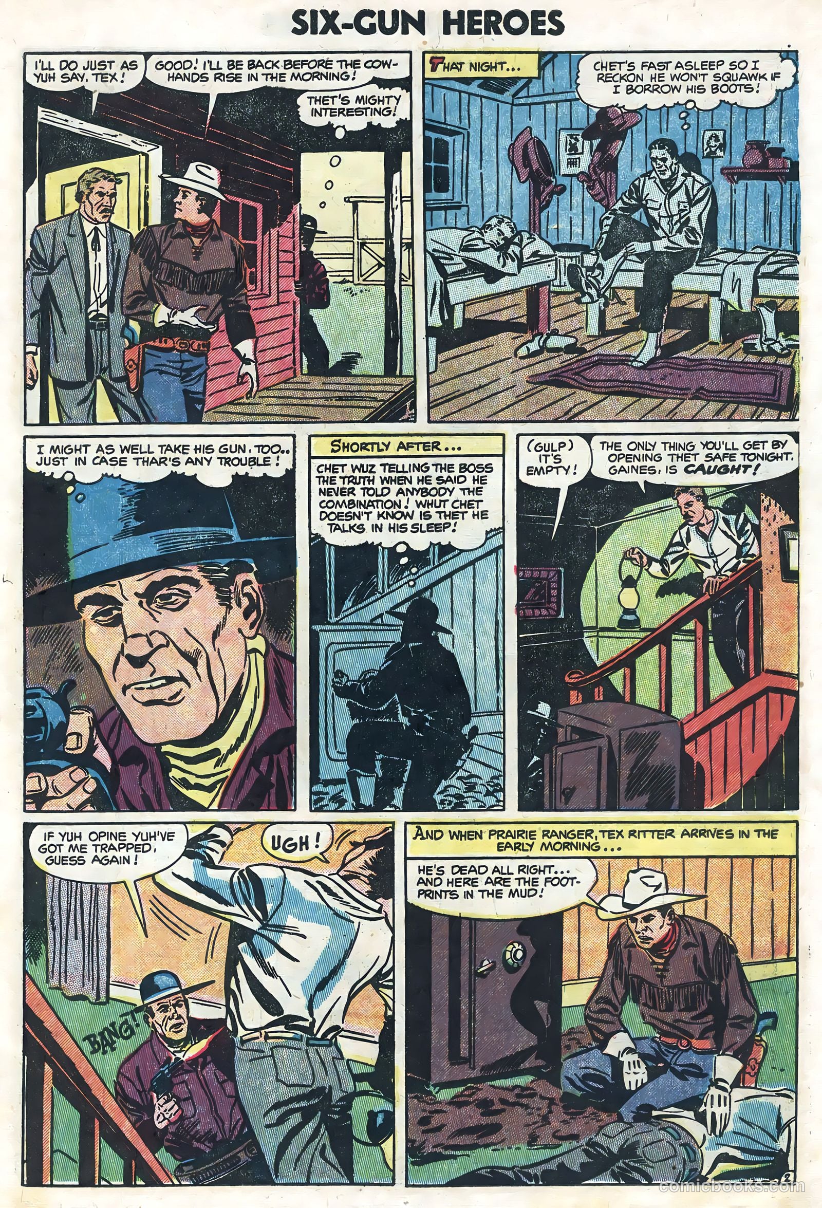 Six-Gun Heroes #27 (1954) — page 11 of 36