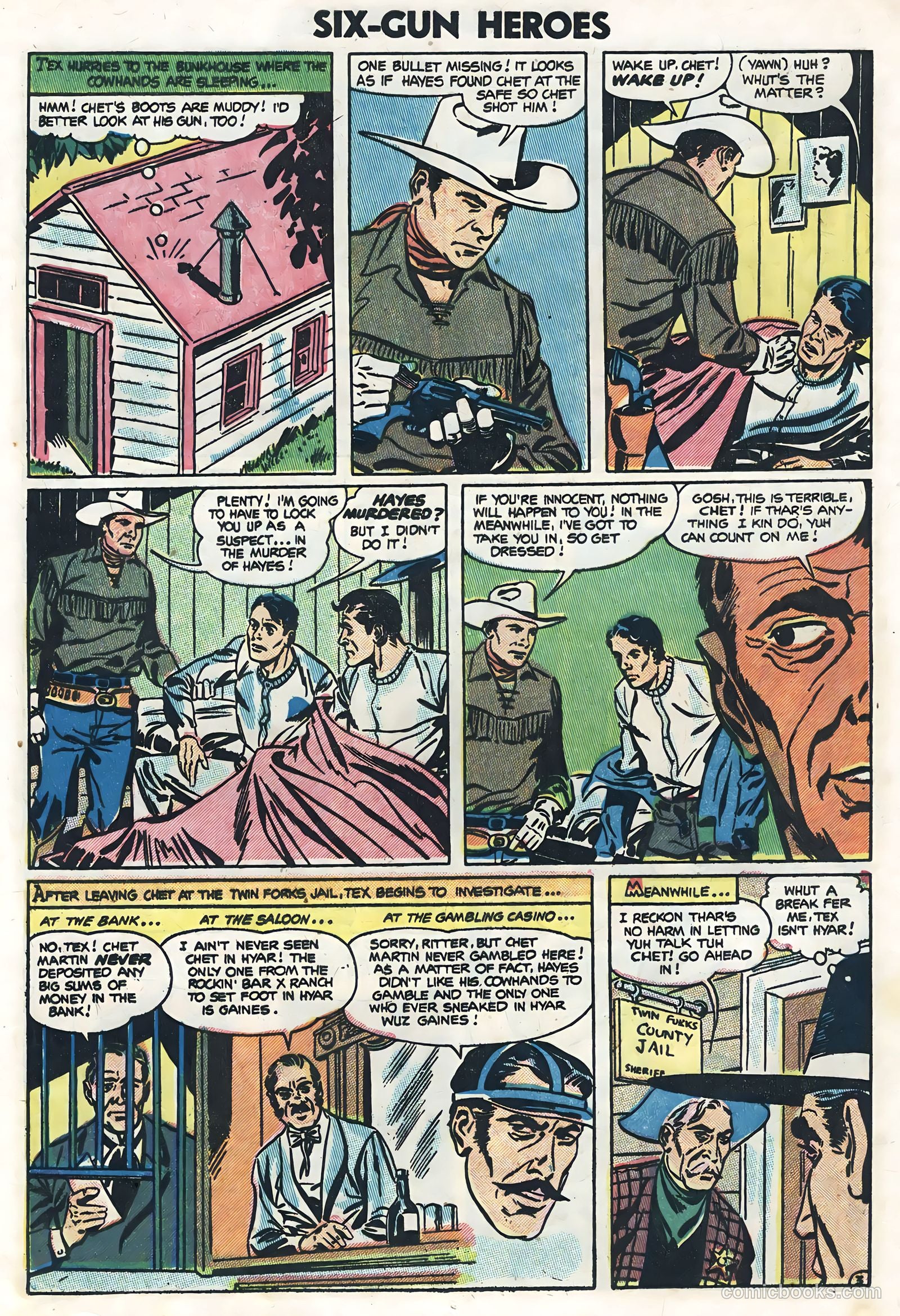 Six-Gun Heroes #27 (1954) — page 12 of 36