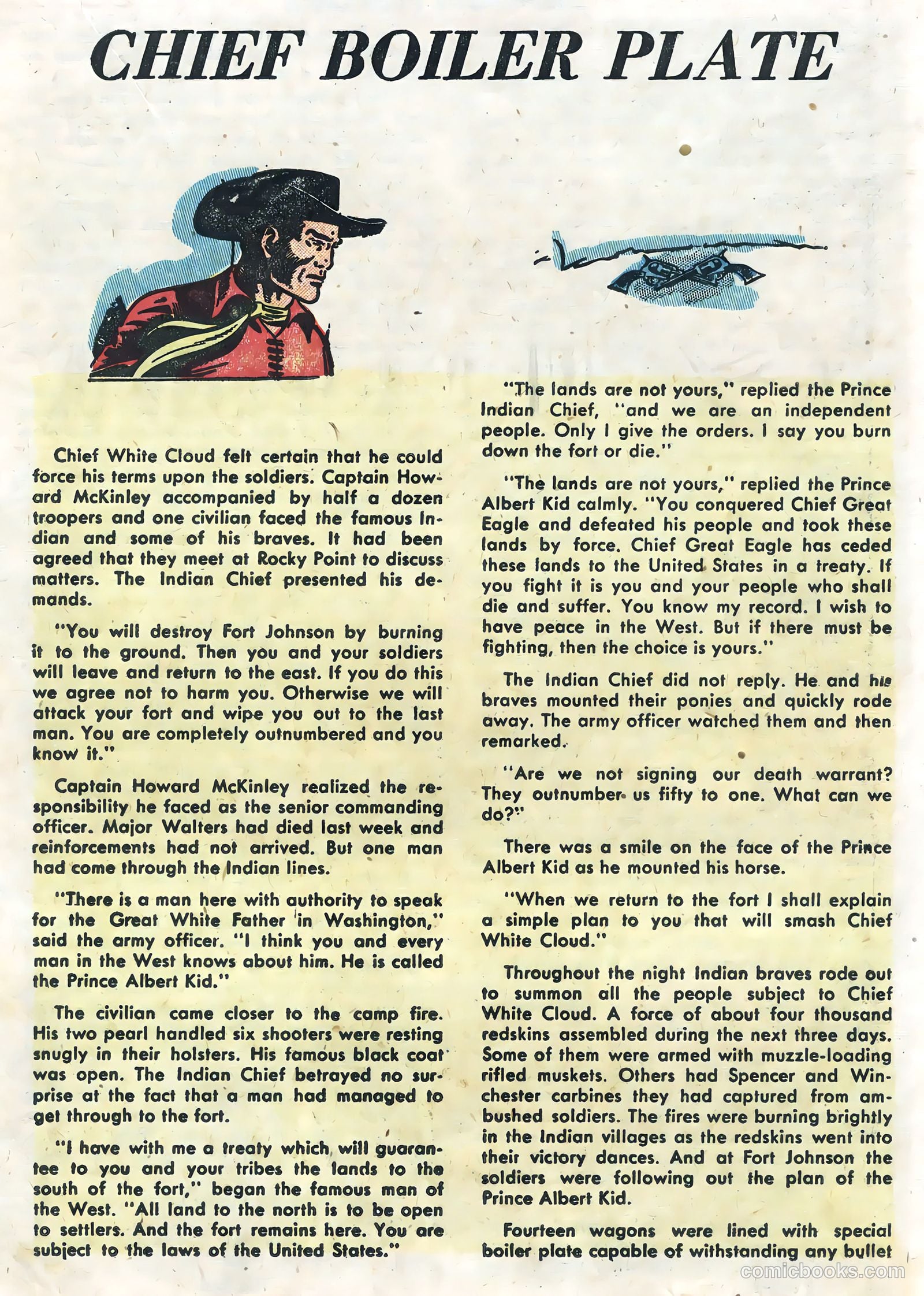 Six-Gun Heroes #27 (1954) — page 15 of 36