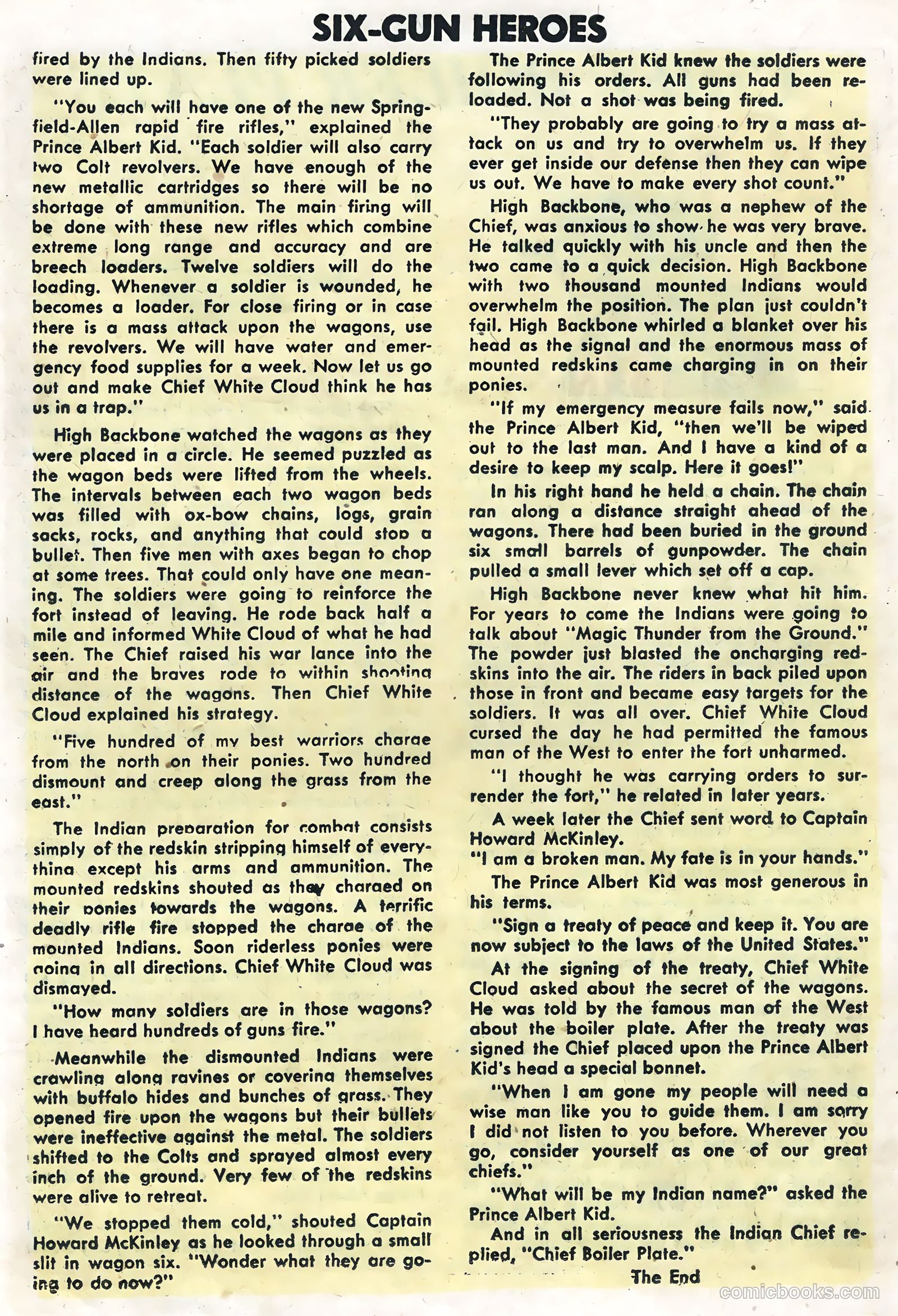 Six-Gun Heroes #27 (1954) — page 16 of 36