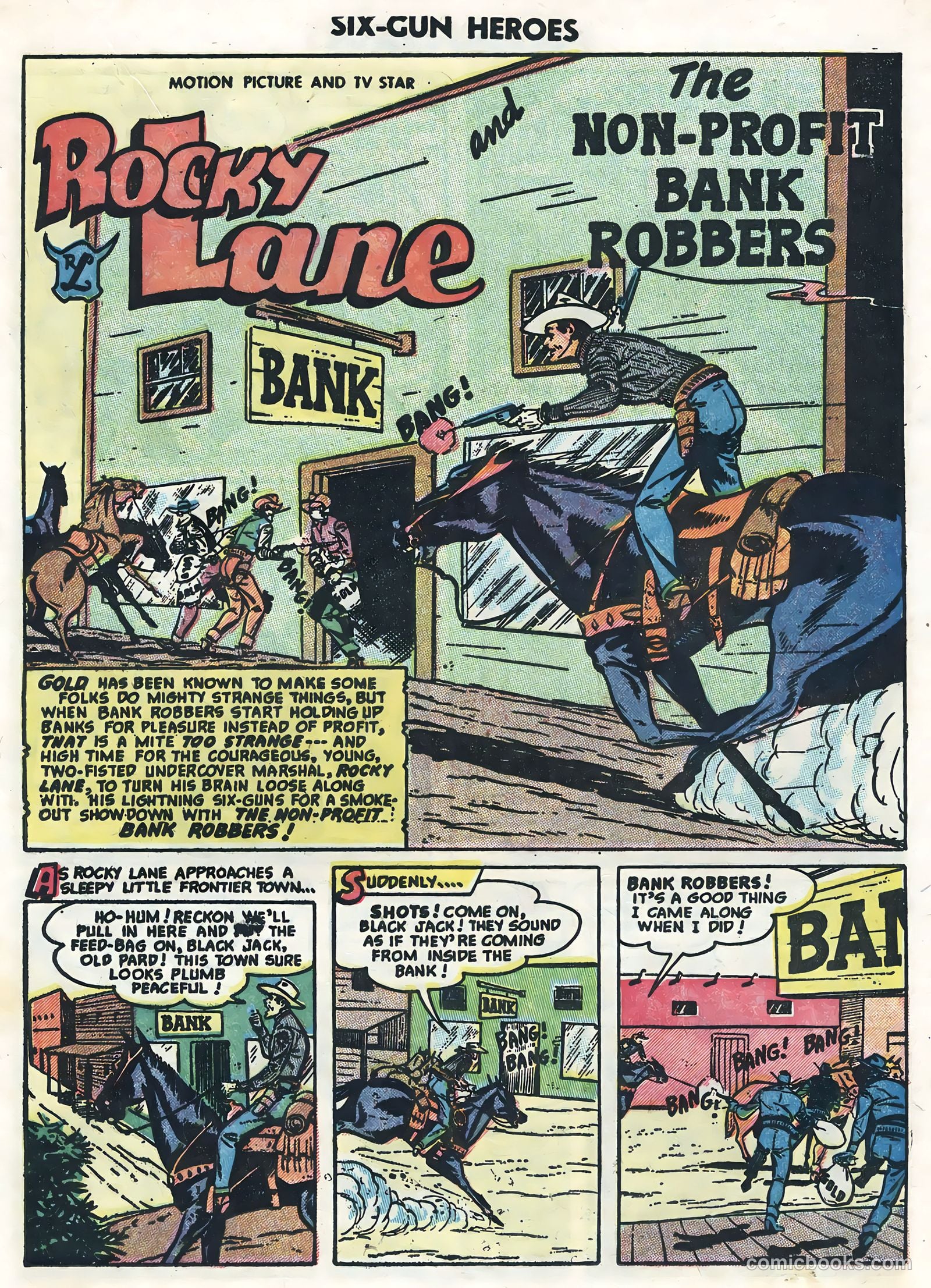 Six-Gun Heroes #27 (1954) — page 17 of 36