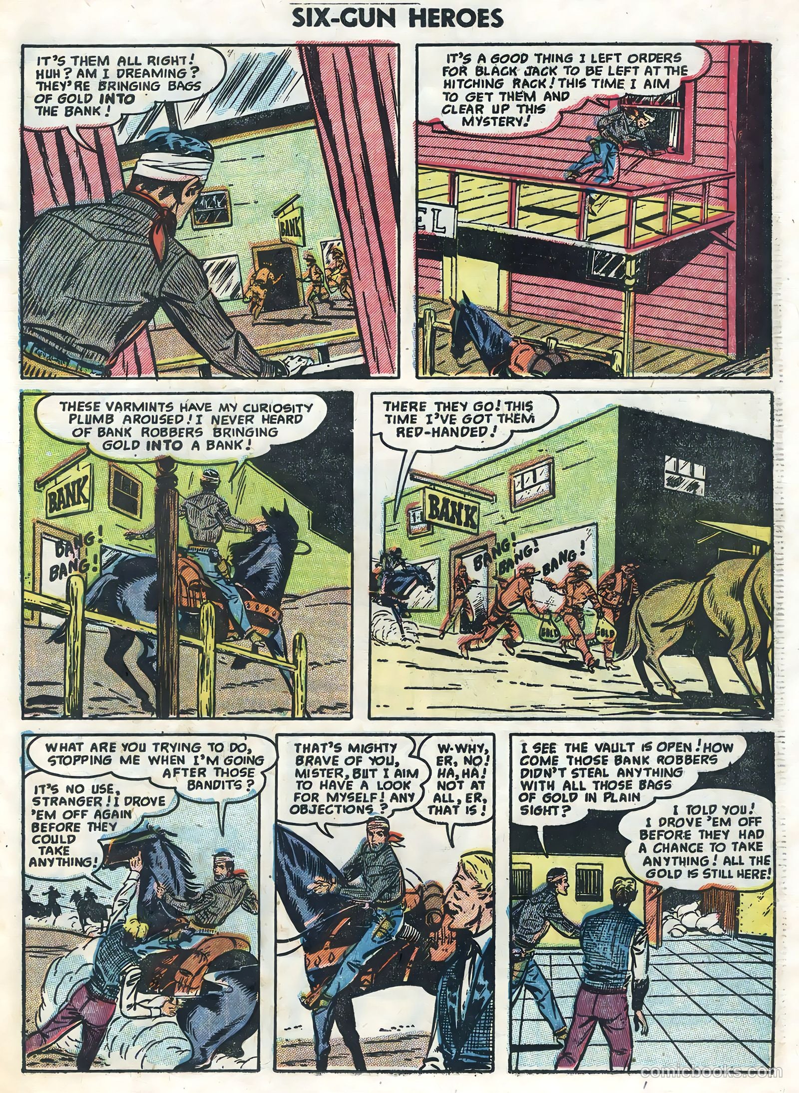 Six-Gun Heroes #27 (1954) — page 19 of 36
