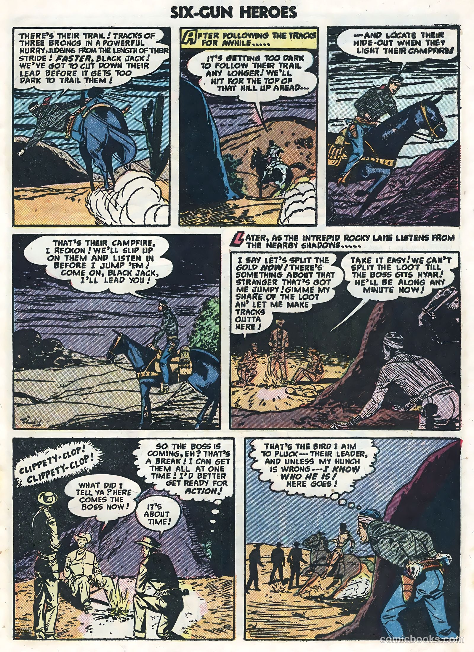 Six-Gun Heroes #27 (1954) — page 21 of 36