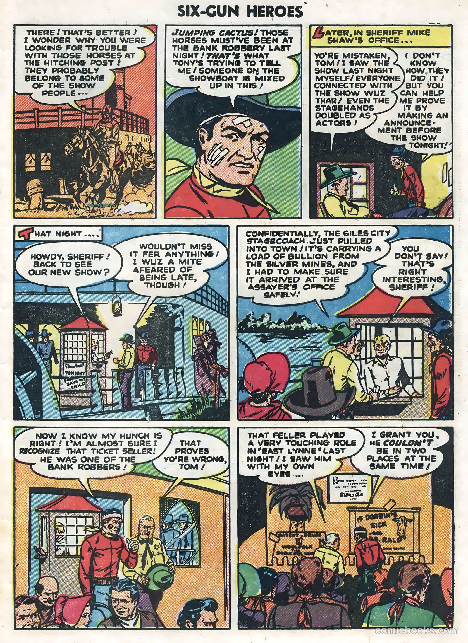 Six-Gun Heroes #27 (1954) — page 27 of 36