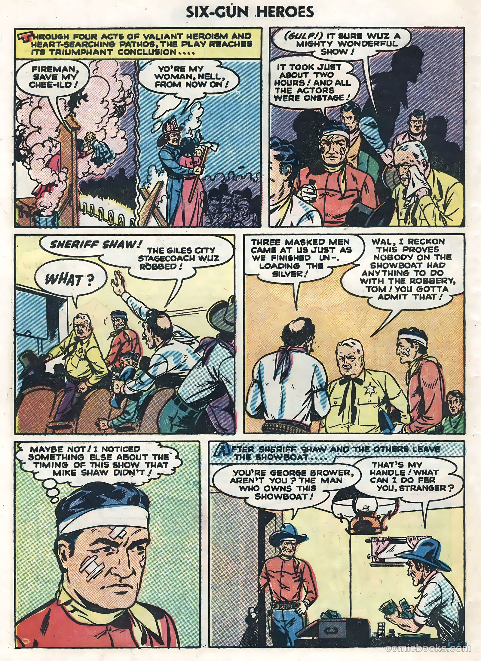 Six-Gun Heroes #27 (1954) — page 28 of 36