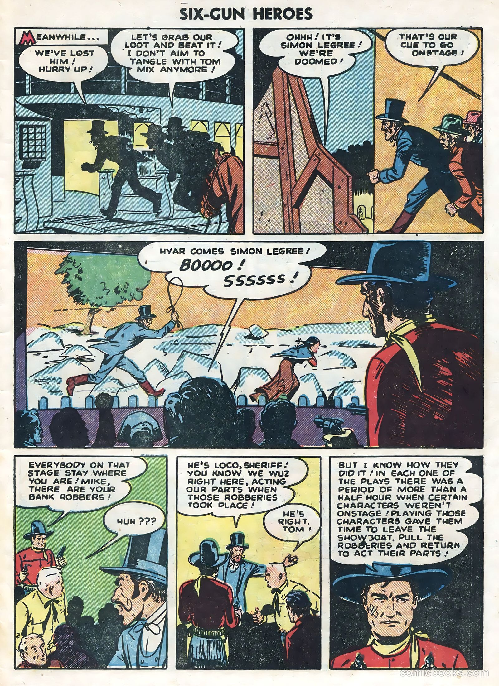 Six-Gun Heroes #27 (1954) — page 31 of 36