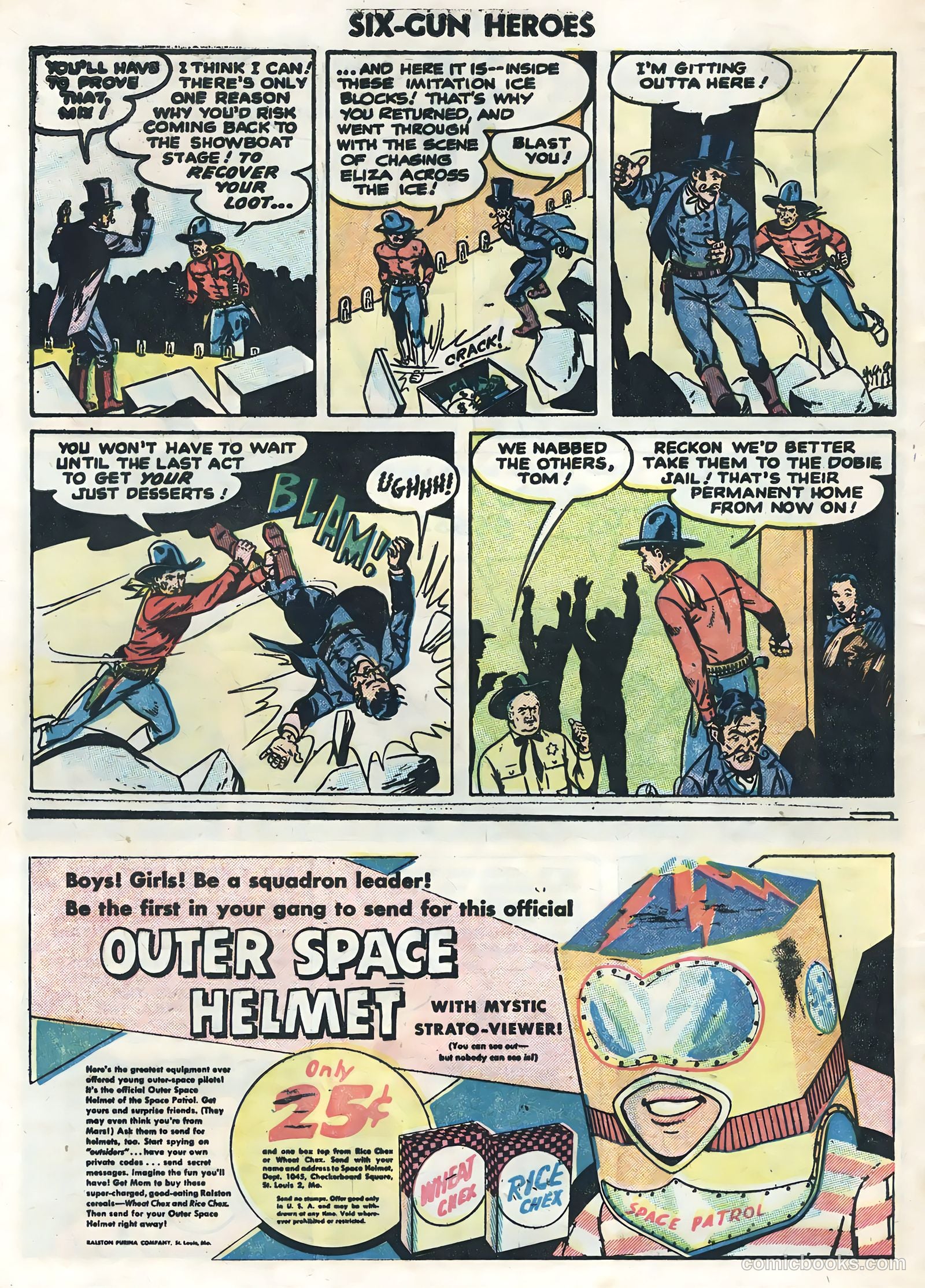 Six-Gun Heroes #27 (1954) — page 32 of 36