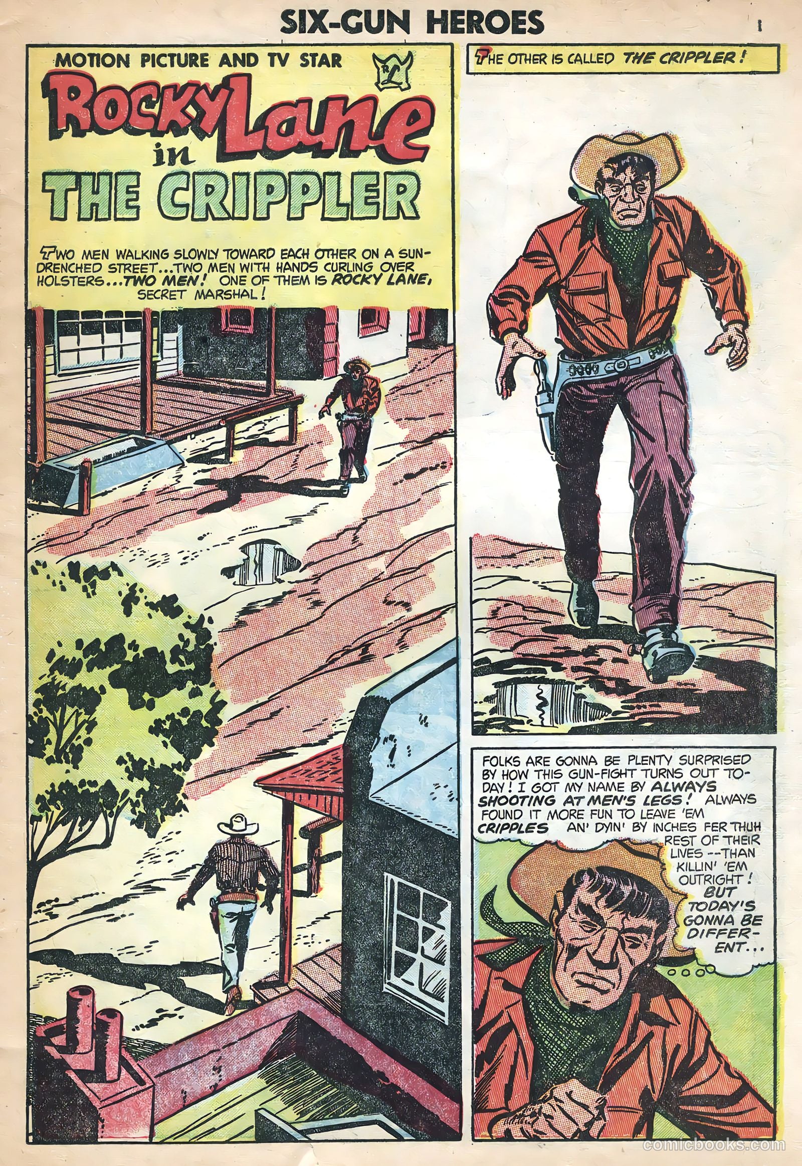 Six-Gun Heroes #28 (1954) — page 3 of 36