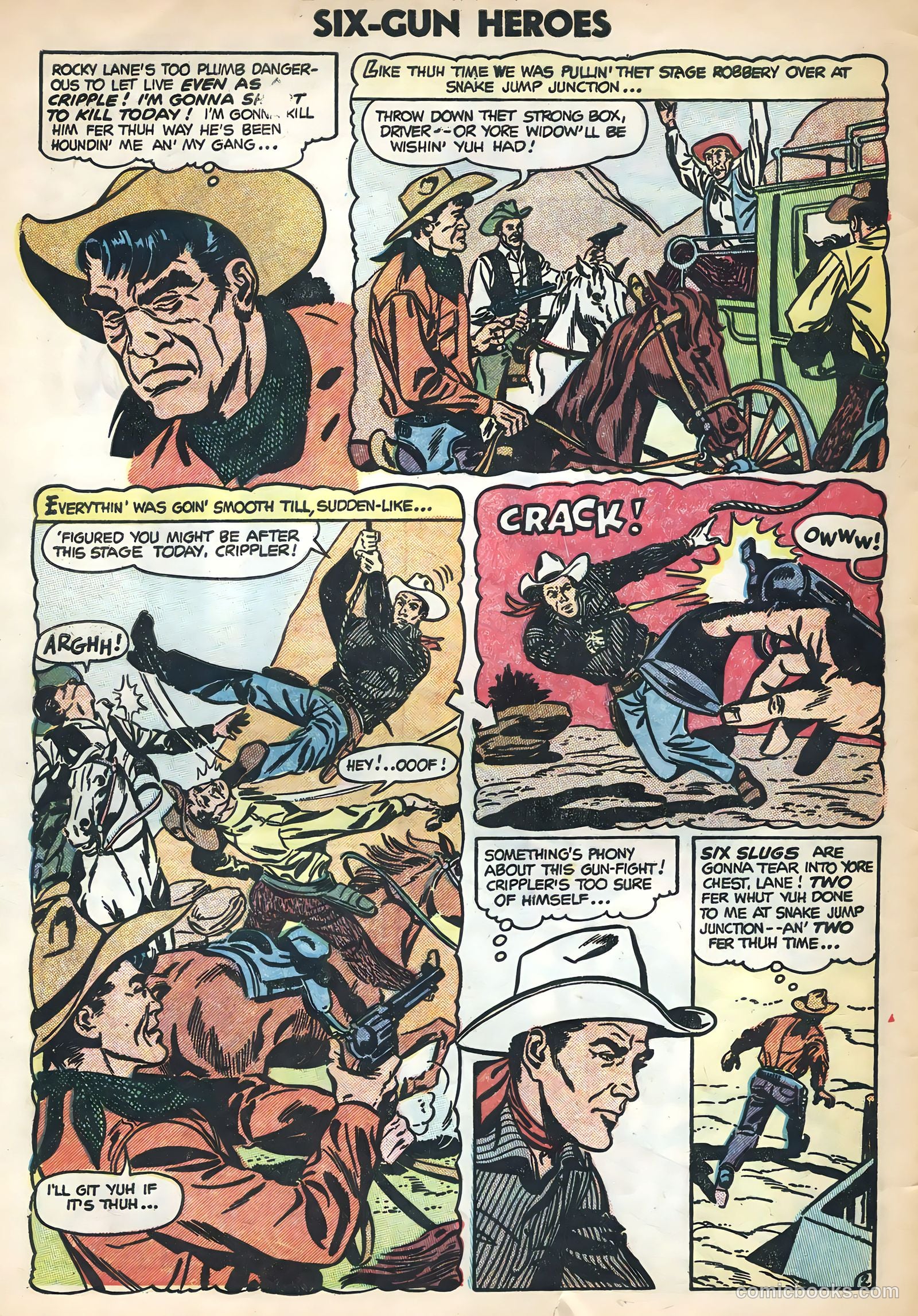 Six-Gun Heroes #28 (1954) — page 4 of 36