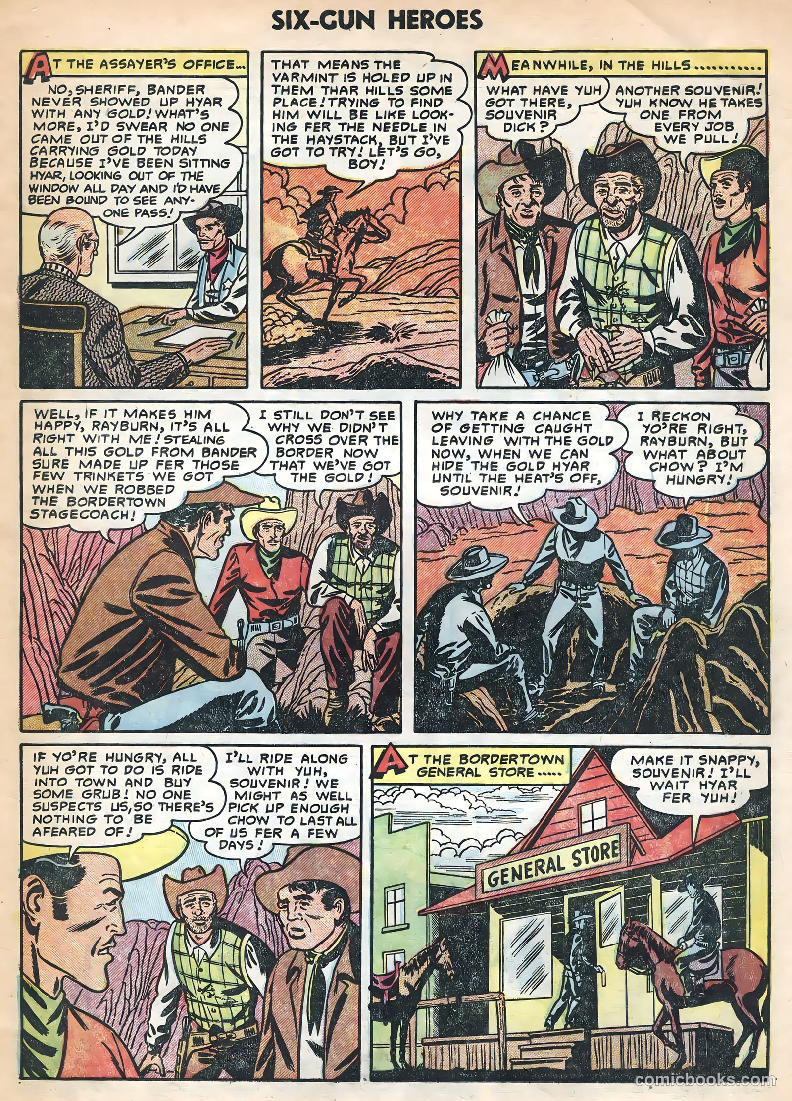 Six-Gun Heroes #28 (1954) — page 11 of 36