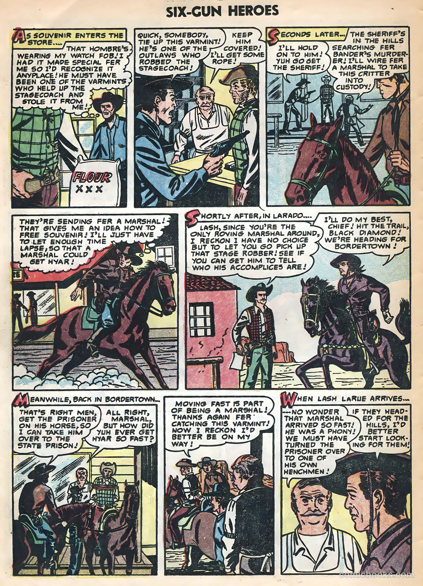 Six-Gun Heroes #28 (1954) — page 12 of 36