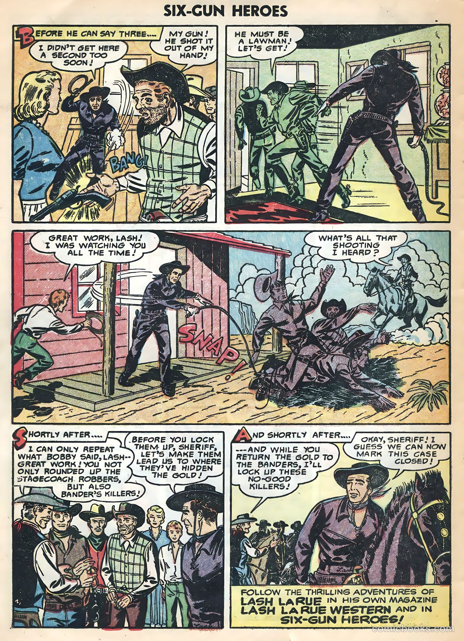 Six-Gun Heroes #28 (1954) — page 16 of 36
