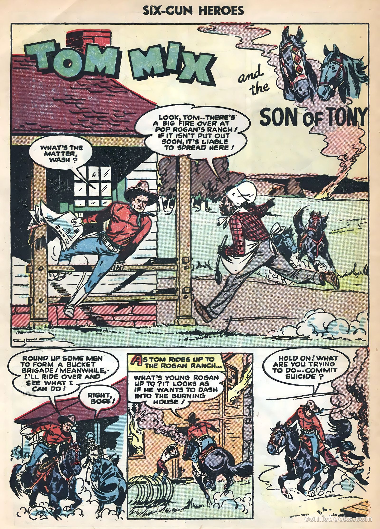 Six-Gun Heroes #28 (1954) — page 24 of 36