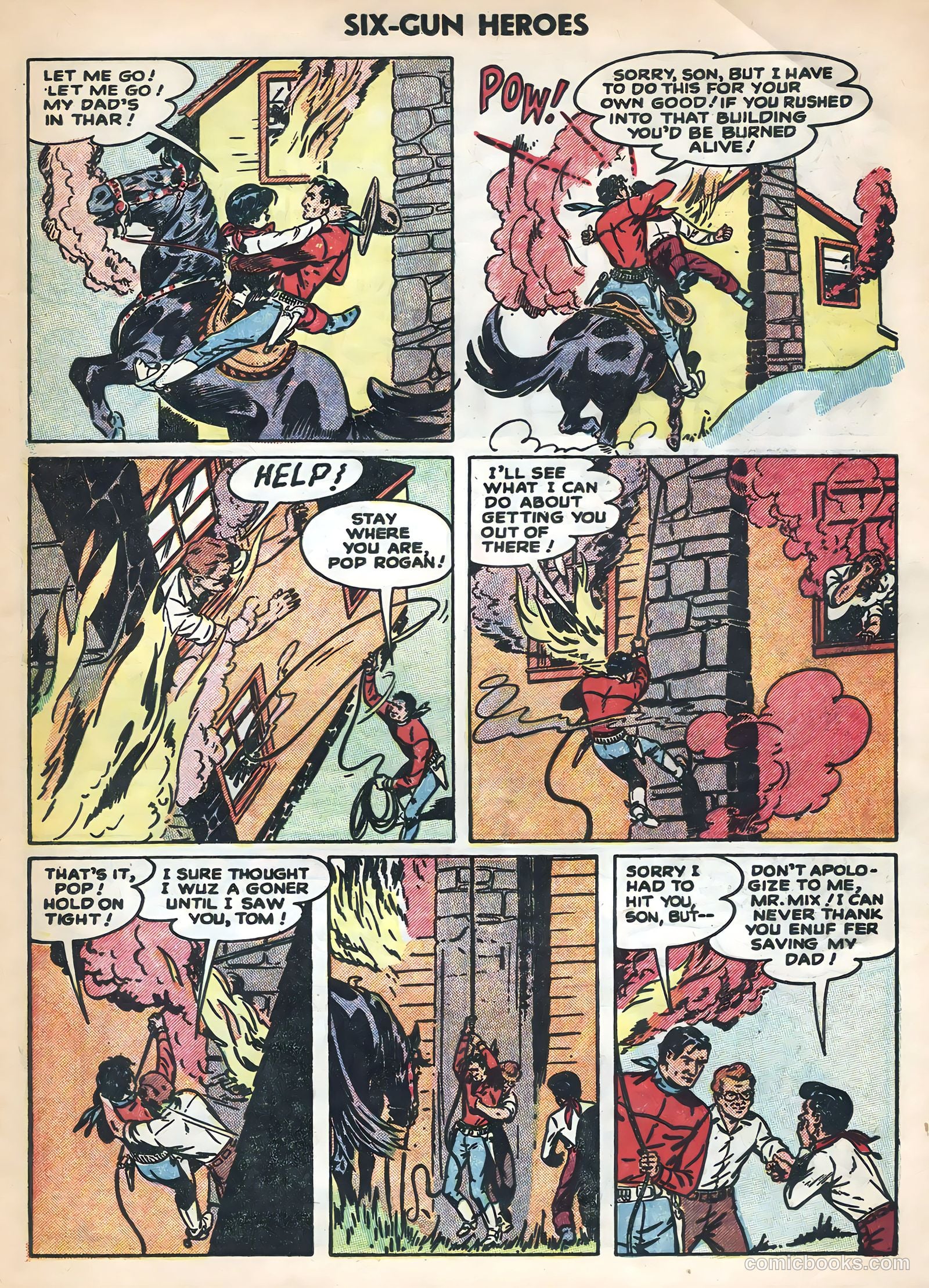 Six-Gun Heroes #28 (1954) — page 25 of 36